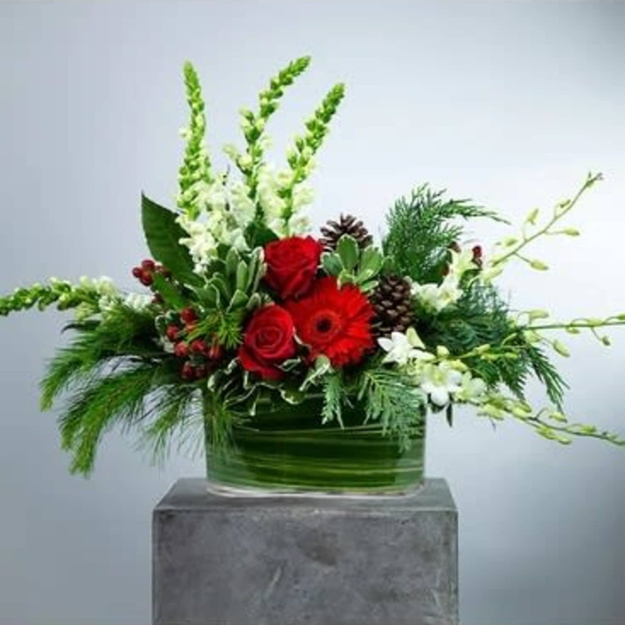 Bring the beauty of the colder weather inside. Winter Gardens II is