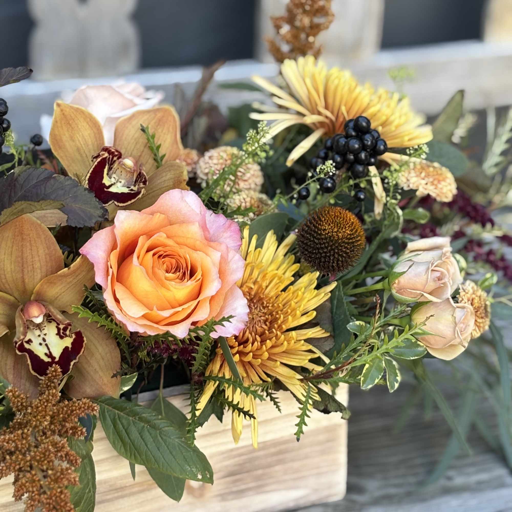 Our most-requested Thanksgiving centerpiece, perfect for holiday tables, gatherings, and warm seasonal