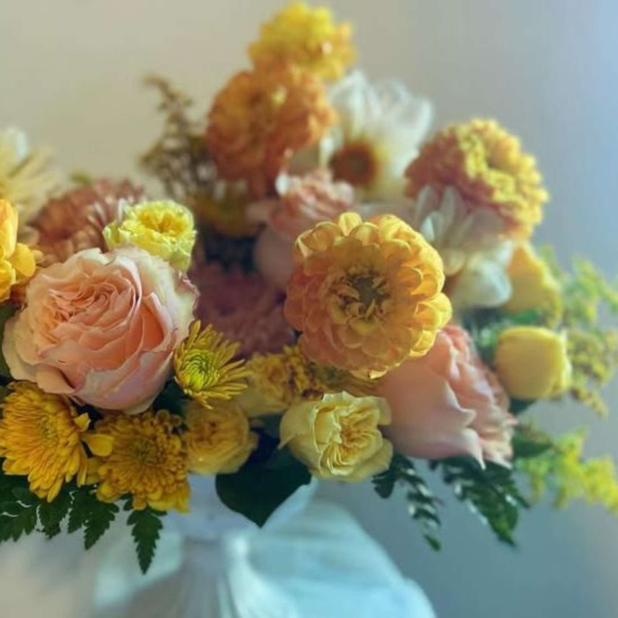 **Please Note: for this arrangement, blooms will vary depending on in-season availability.