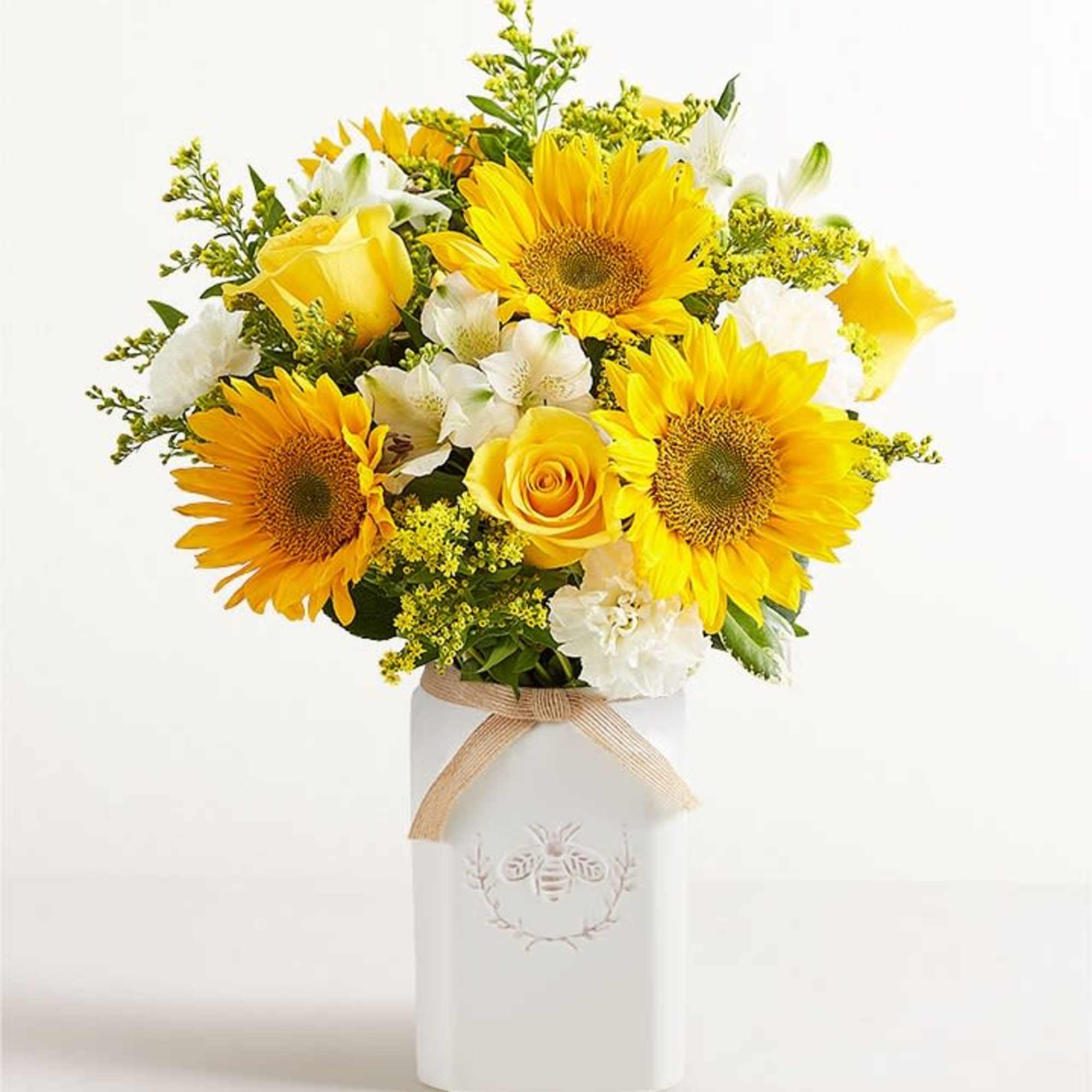 Get them buzzing for summer! Our unique bouquet is gathered with a