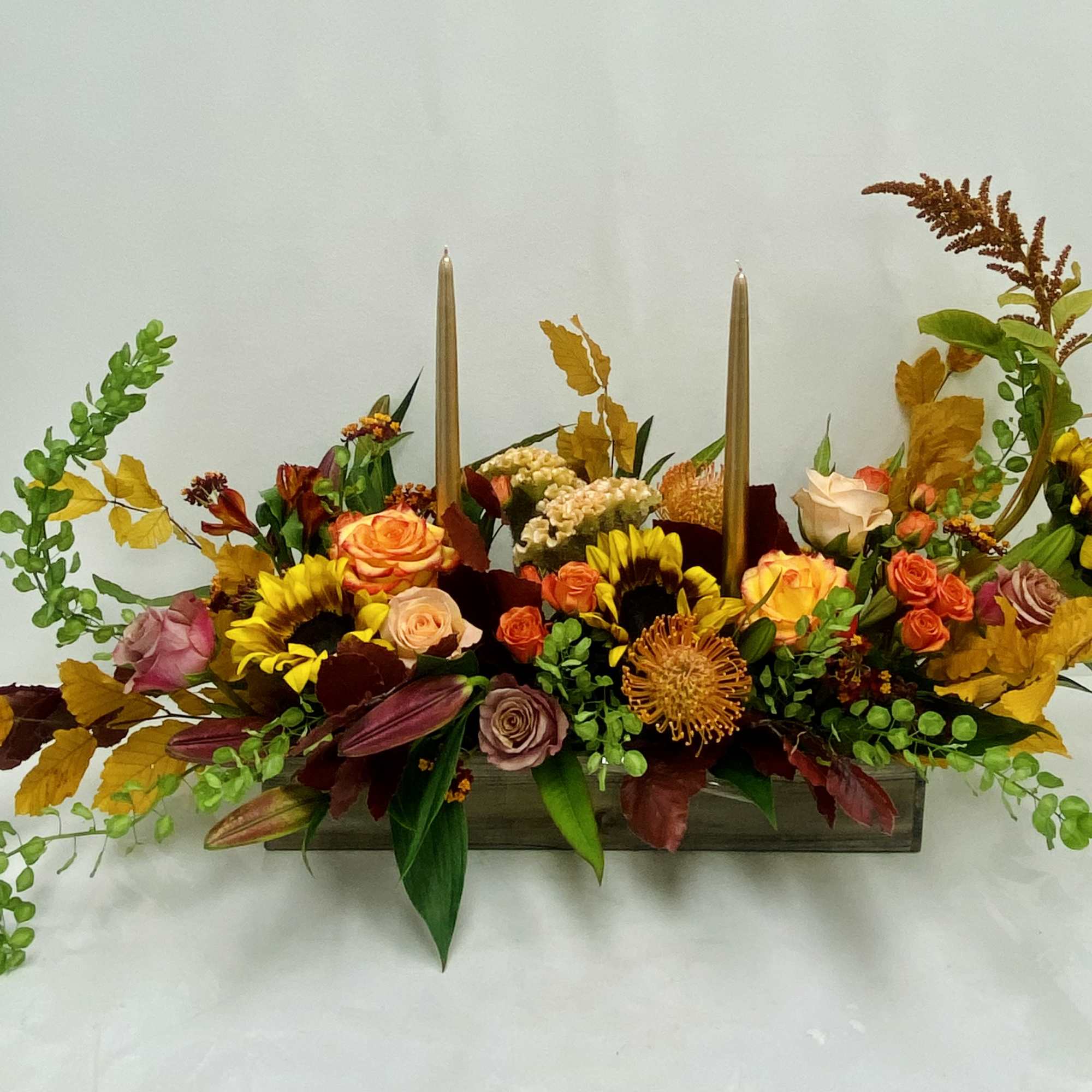 Stunning centerpiece for your Thanksgiving table.