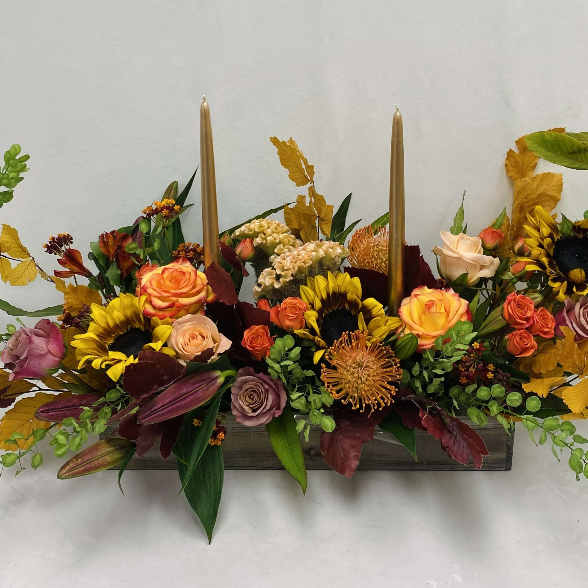 Stunning centerpiece for your Thanksgiving table.