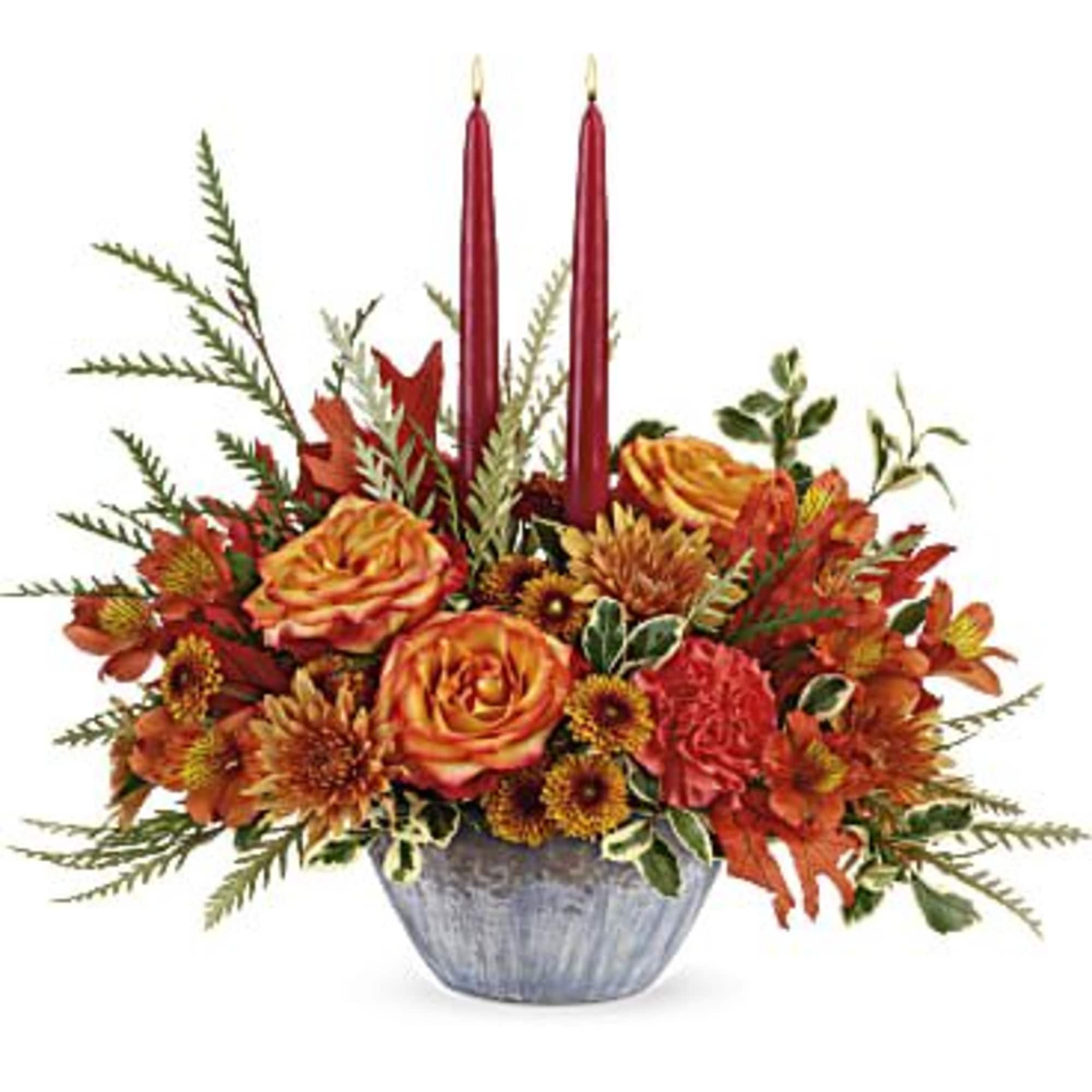 A bounty of warm wishes for a happy fall! This lush autumnal