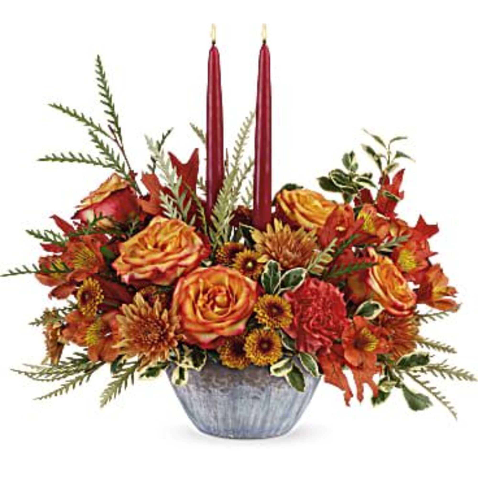 A bounty of warm wishes for a happy fall! This lush autumnal