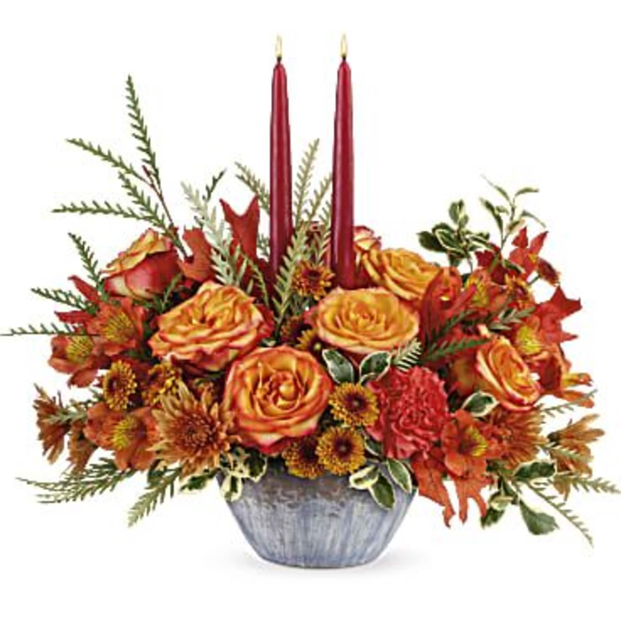 A bounty of warm wishes for a happy fall! This lush autumnal