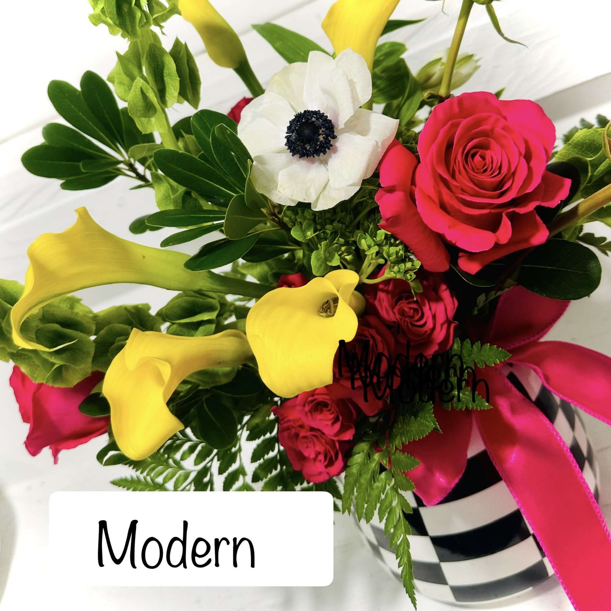 Beautiful flowers with a modern twist!  Wanting something uniquely designed outside