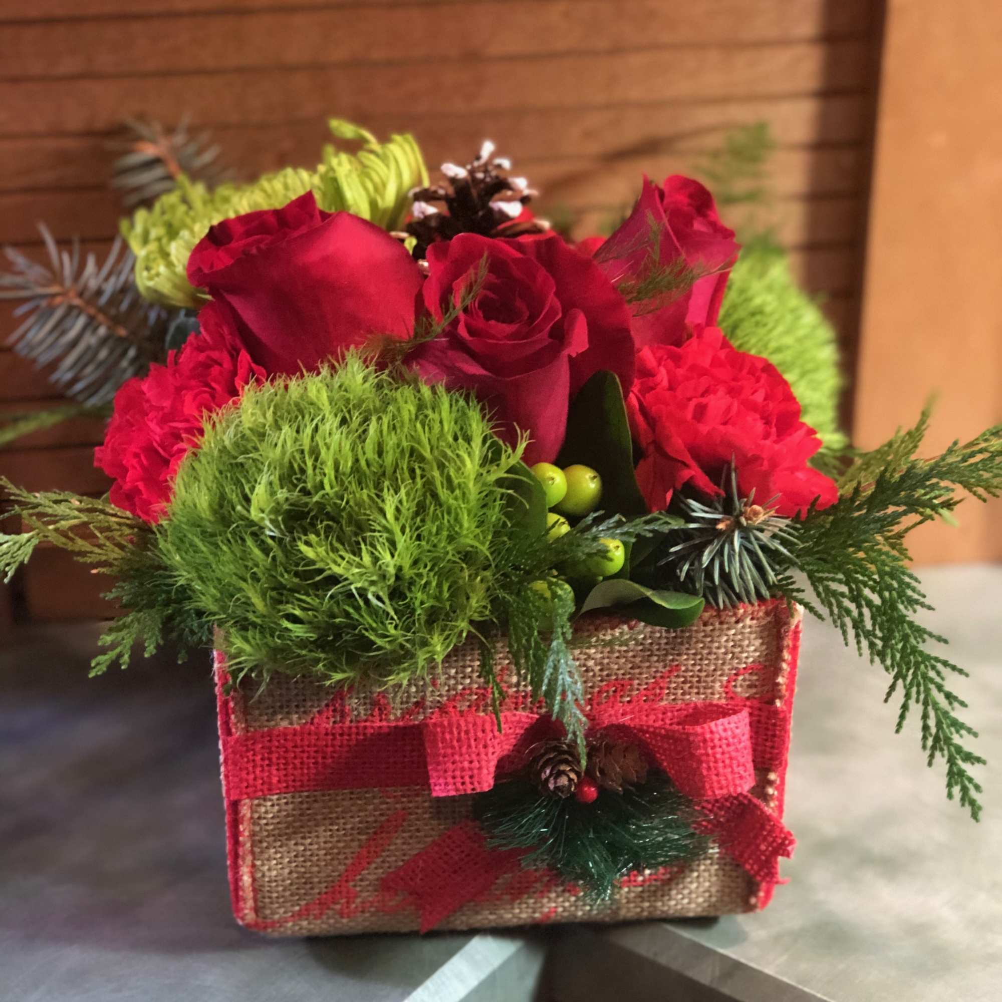 Three Wise Men seek out the freshest flowers in the land. Three