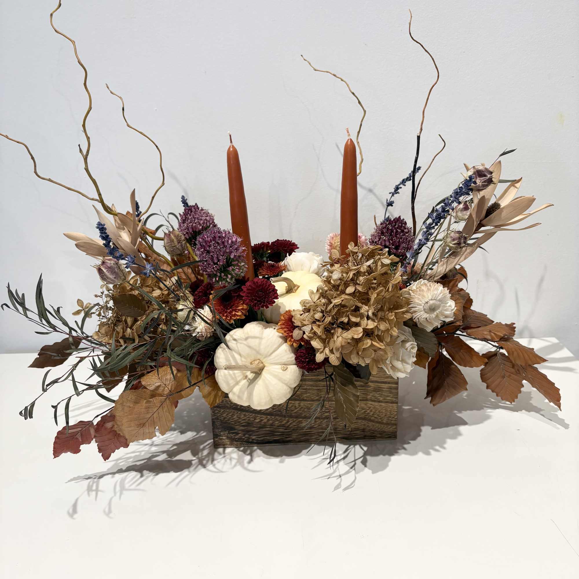 Bring the magic of fall to your holiday table with this dried