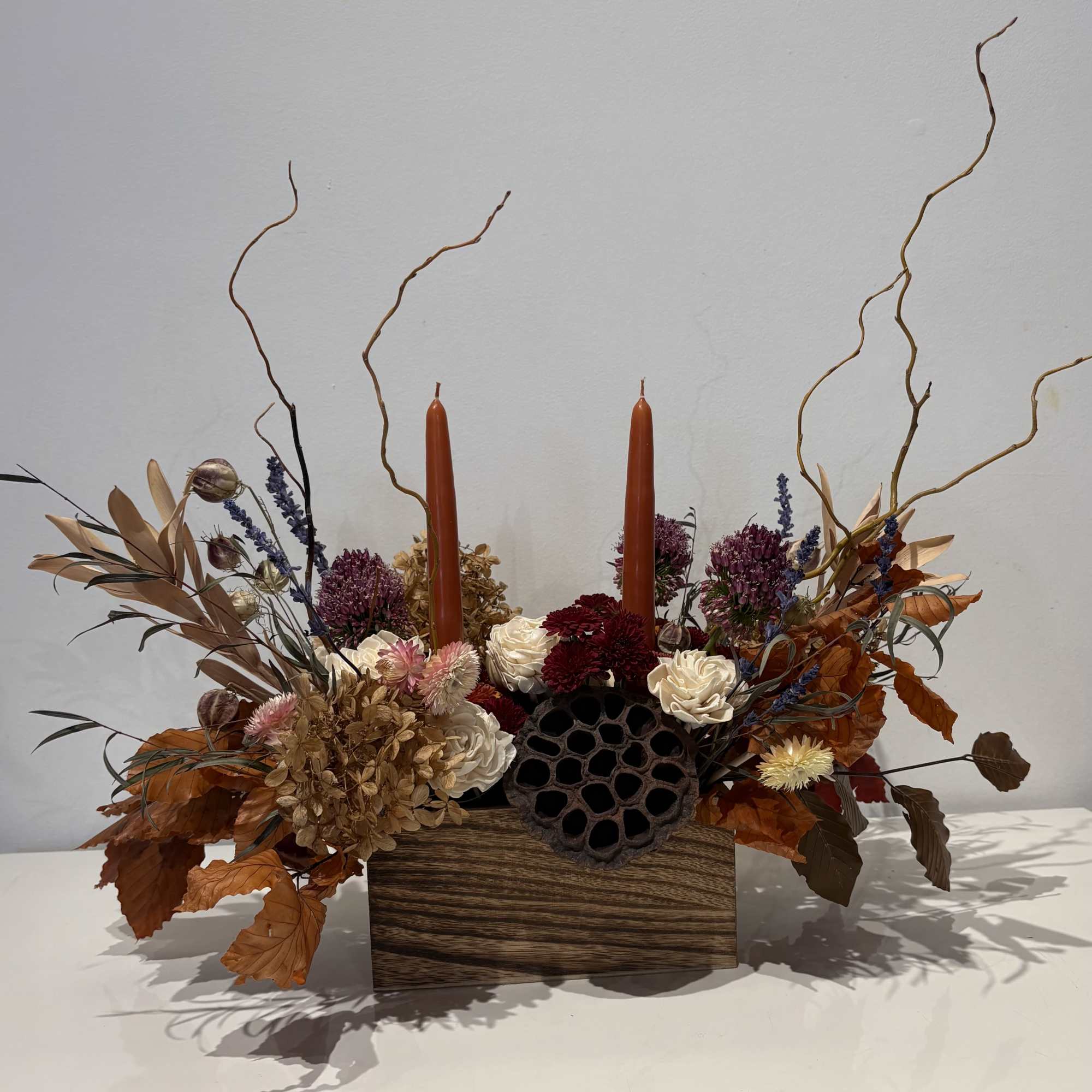 Bring the magic of fall to your holiday table with this dried