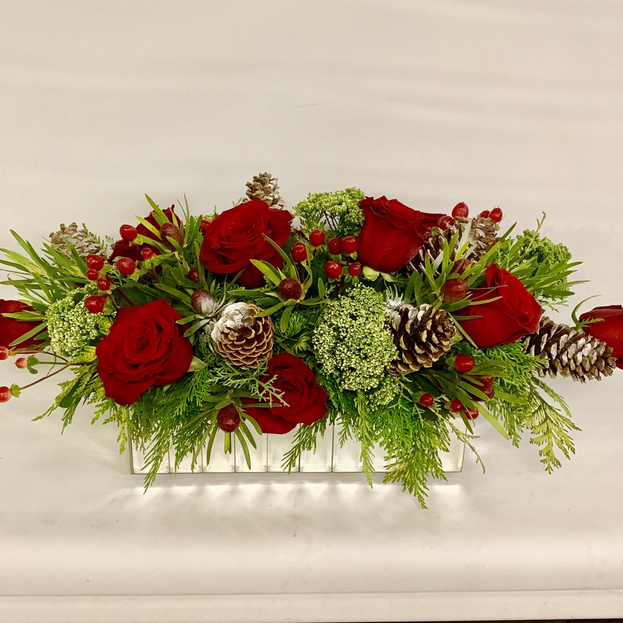 Take an Elegant Mirrored Container and Fill With a Lush Assortment of
Mixed