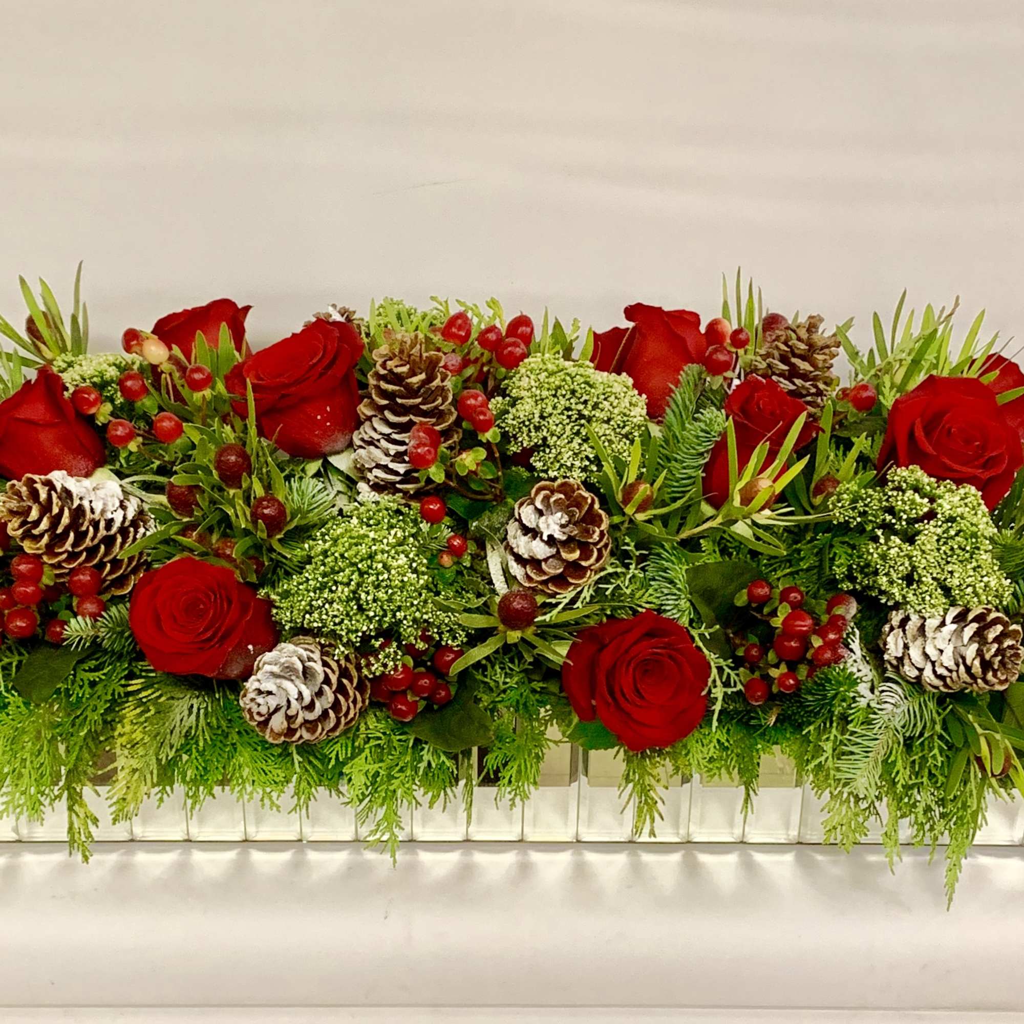 Take an Elegant Mirrored Container and Fill With a Lush Assortment of
Mixed