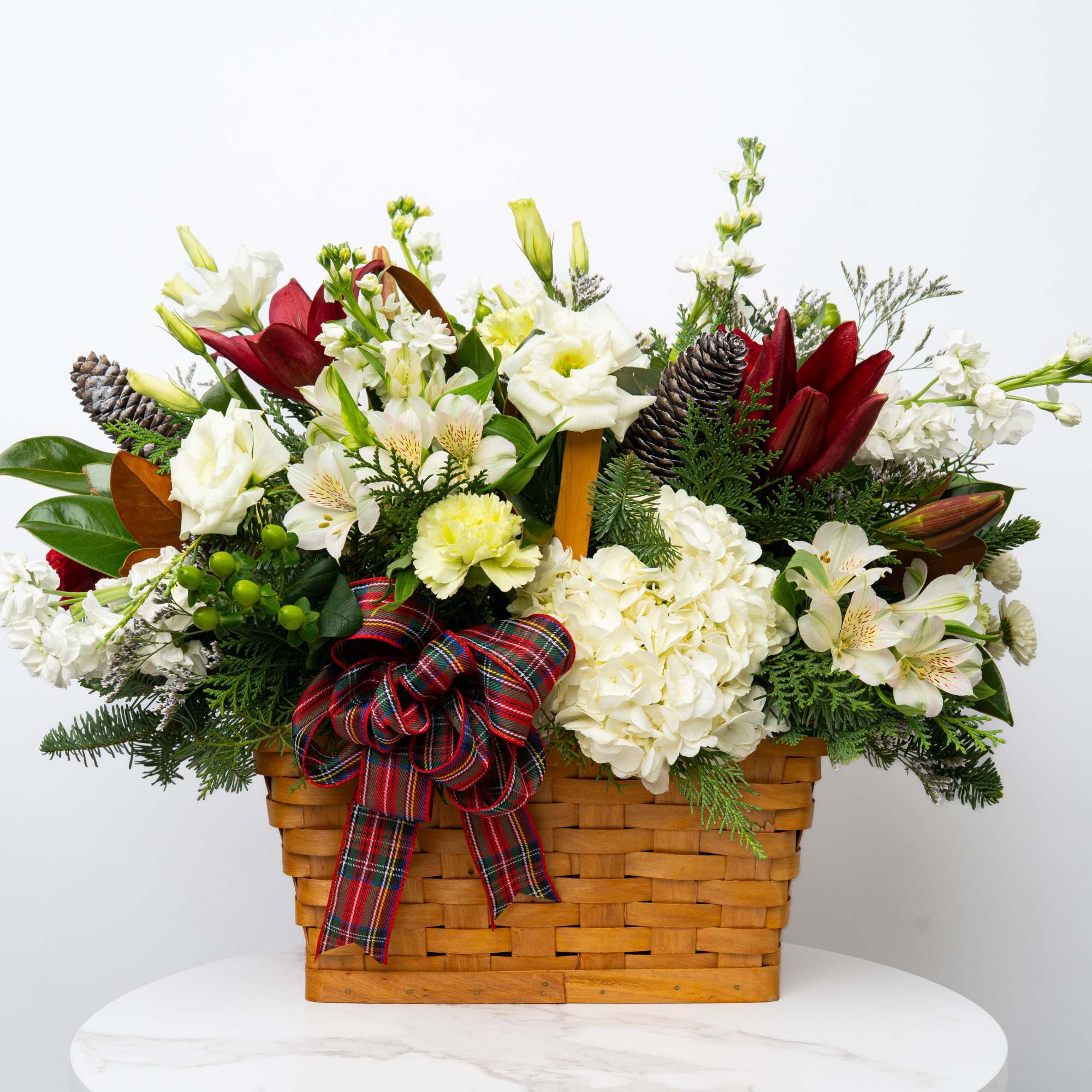 Our Holiday Collection&#039;s Joyful Abundance Basket is big, beautiful, and unforgettable. This