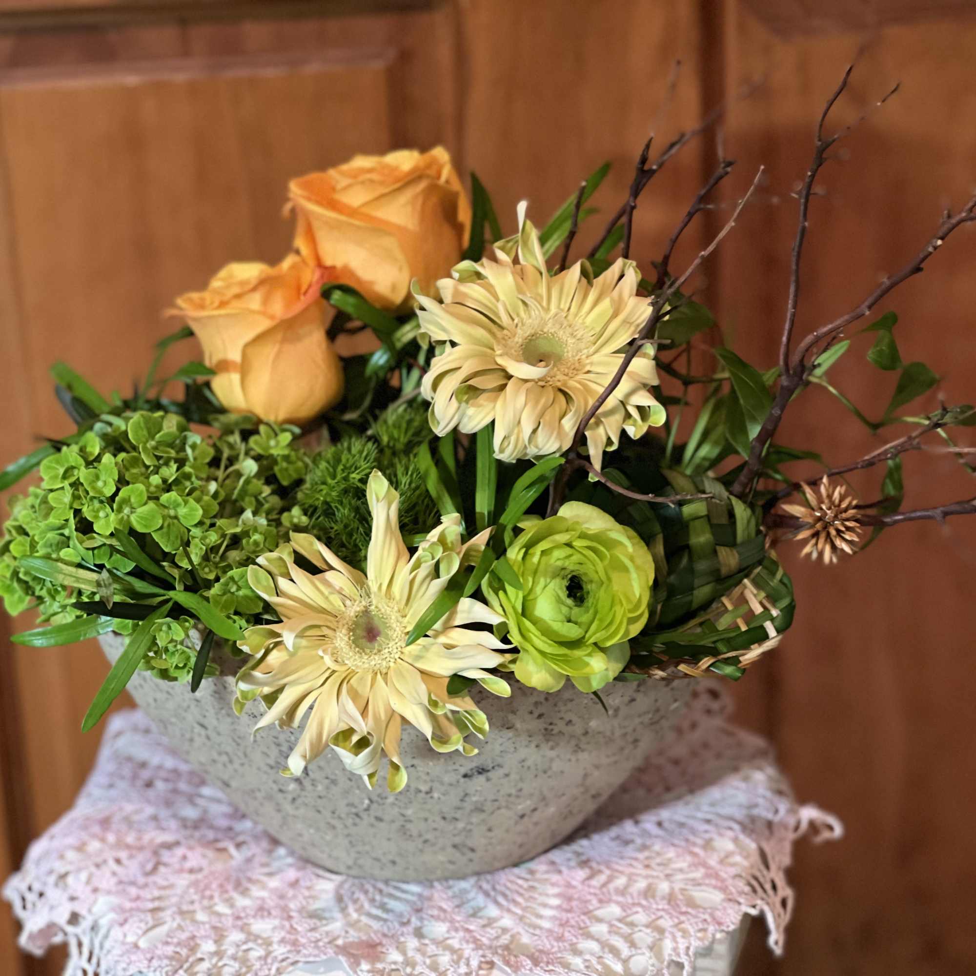 With Deepest Sympathy is a designer&#039;s choice of fresh flowers nestled into
