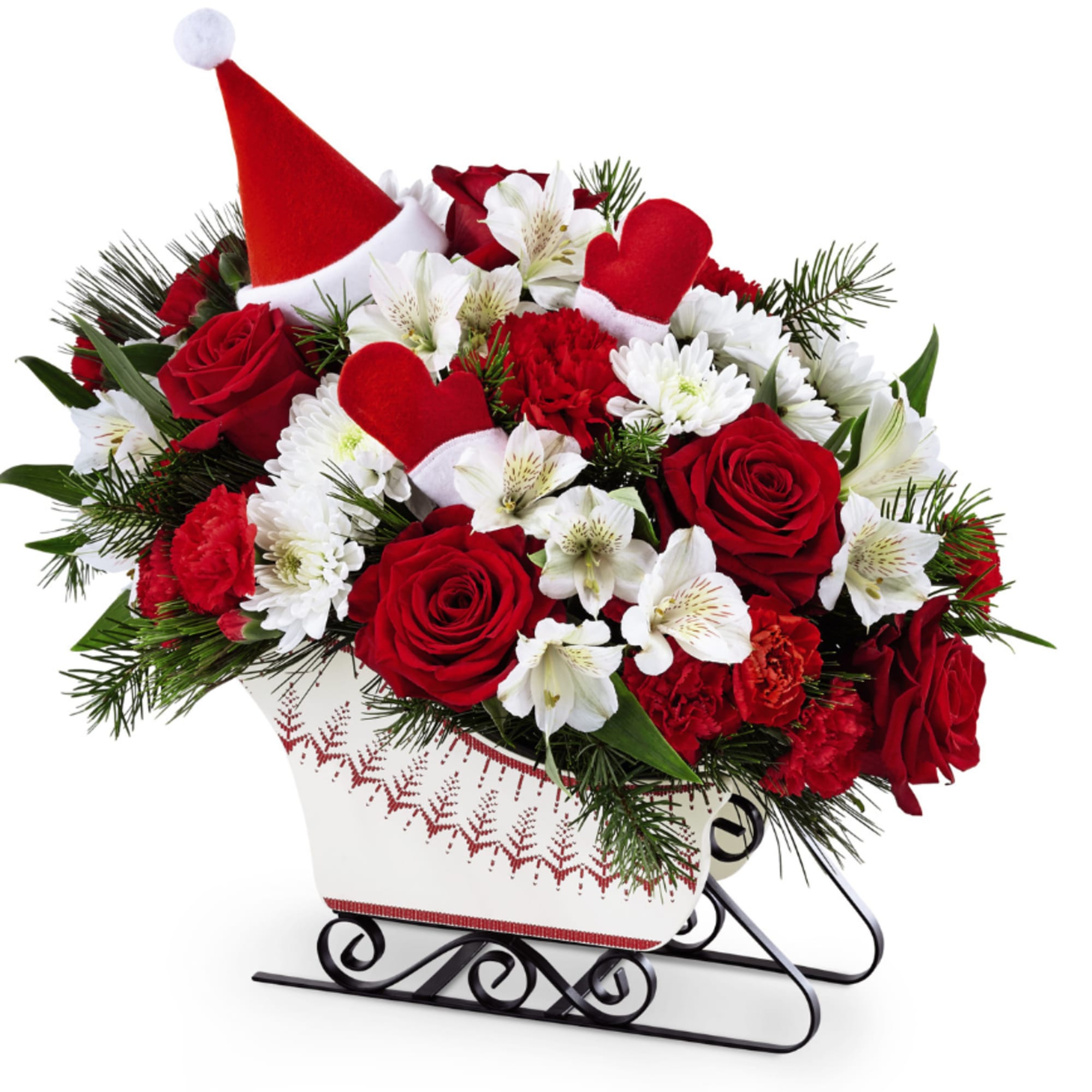 Sleigh bells ring, and our bouquets are glistening! Our Dashing Through the