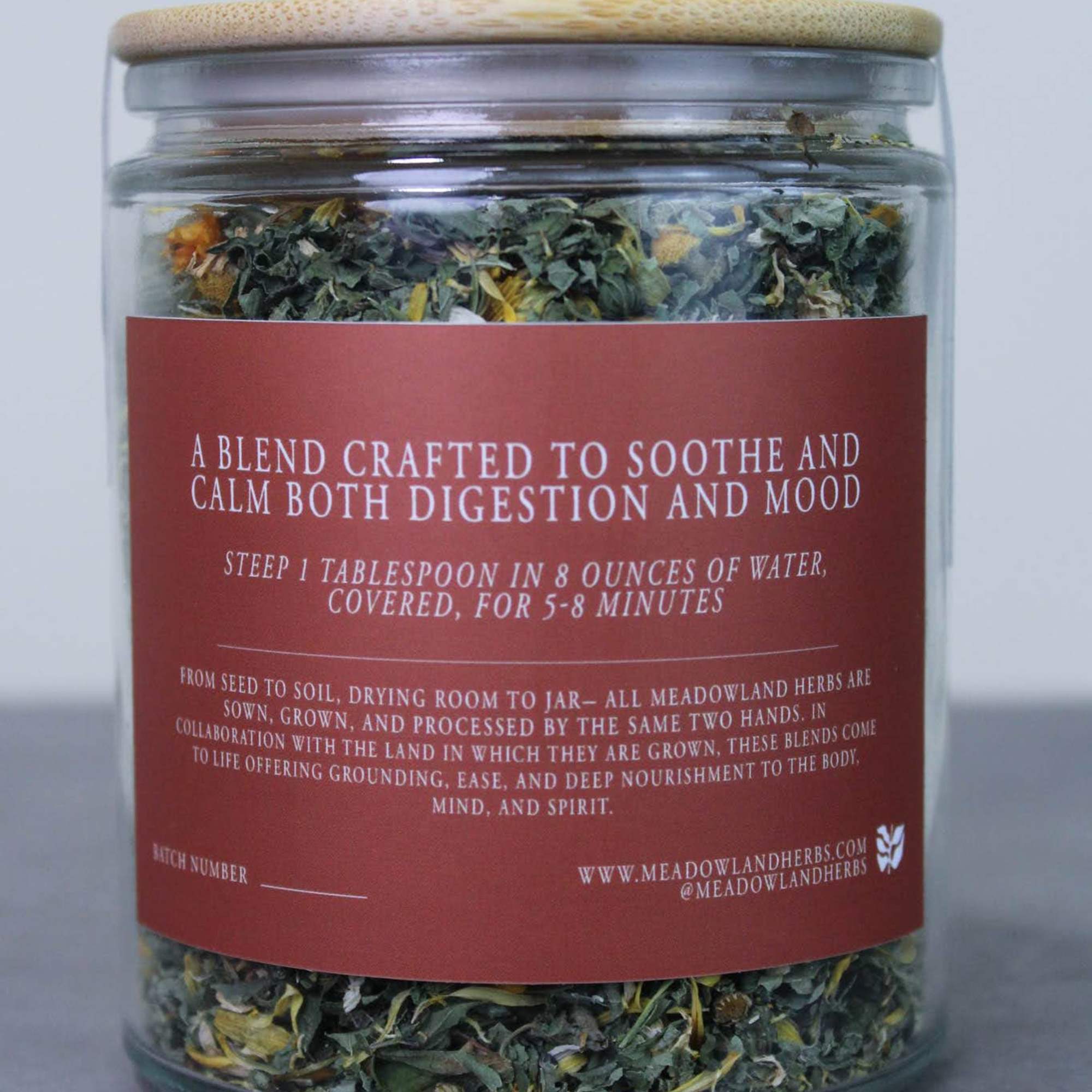 A gift bundle of winter floral and locally crafted tea, a perfect