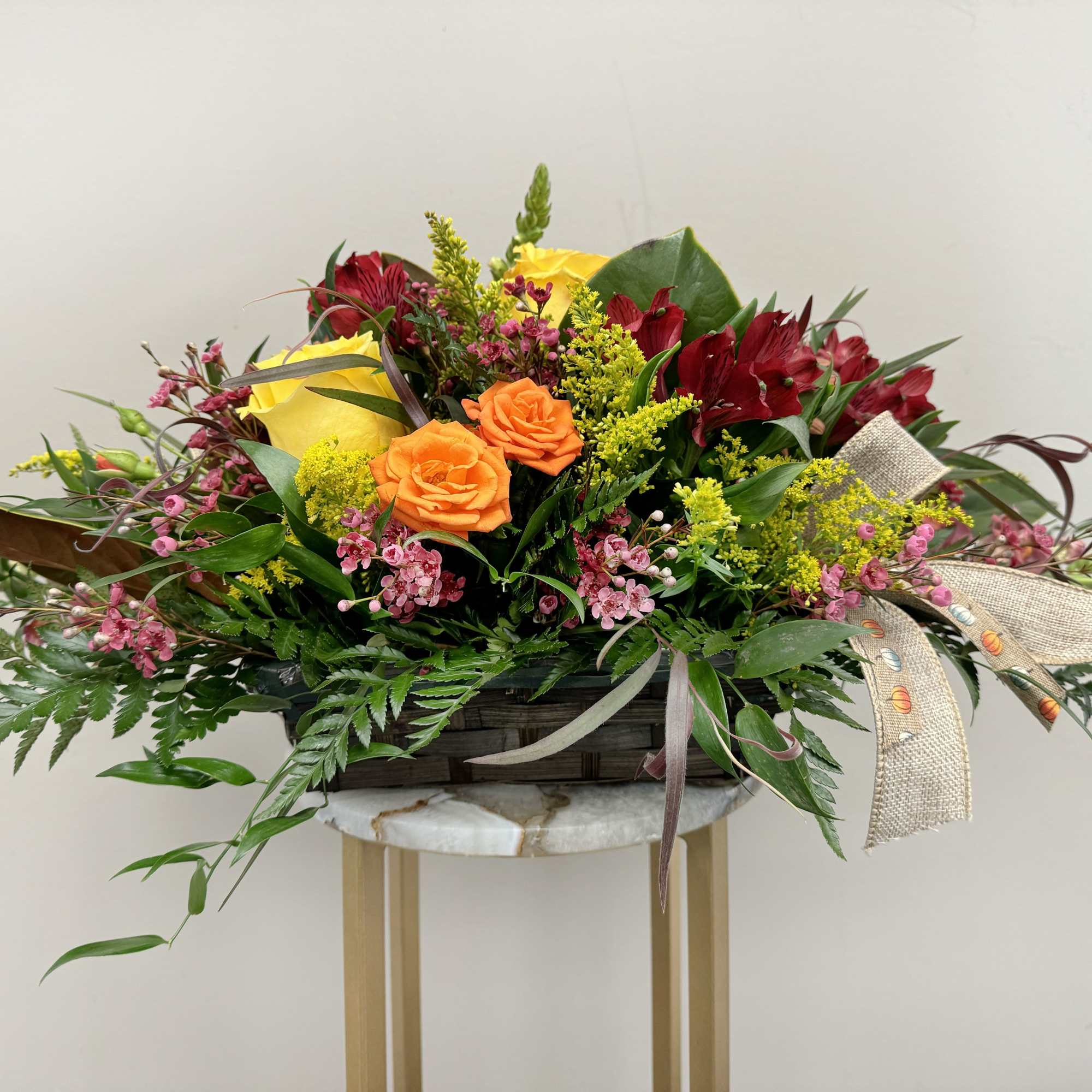 Embrace the spirit of gratitude and harvest with our Thanksgiving Abundance Basket