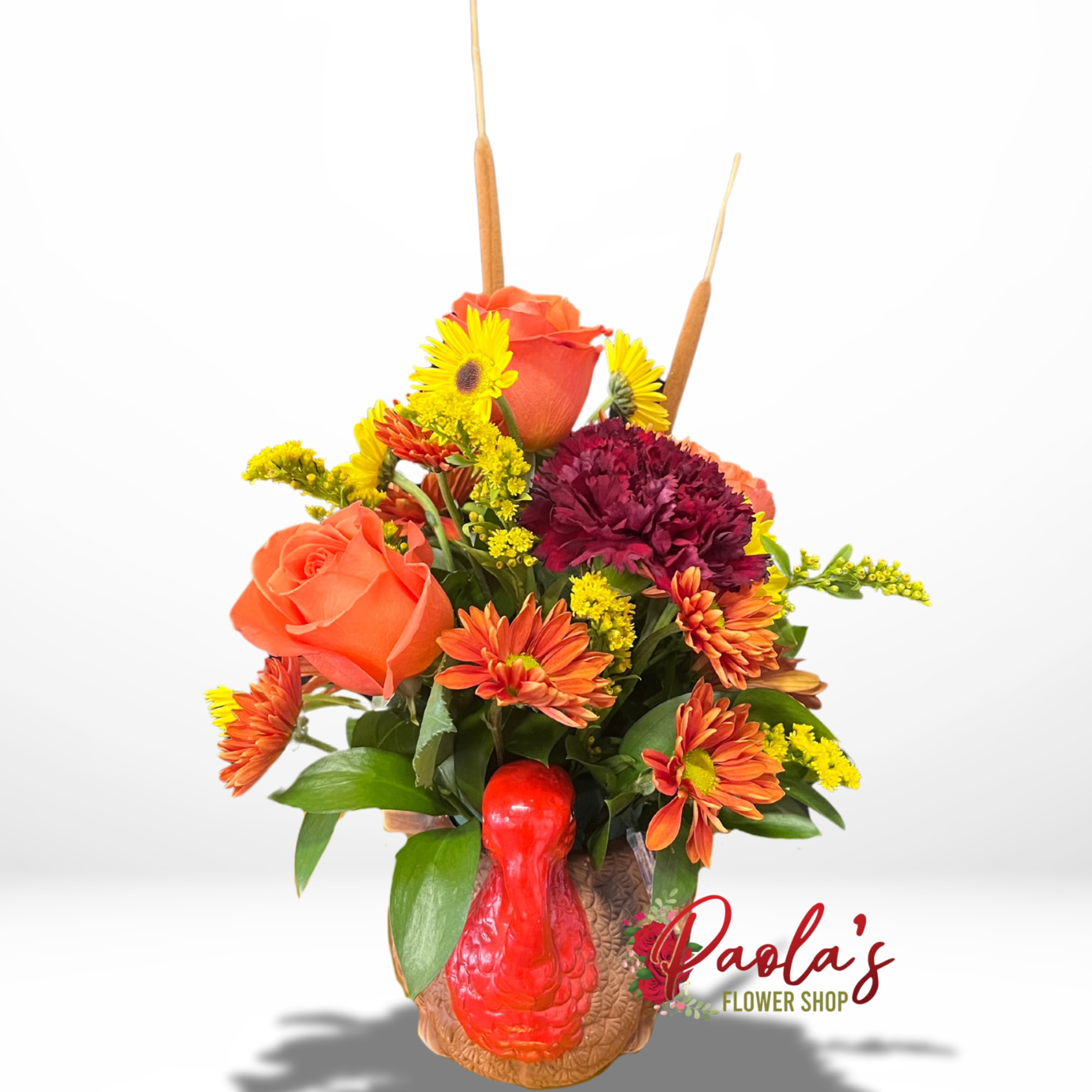 This Thanksgiving, feast your eyes on a stunning arrangement nestled in an