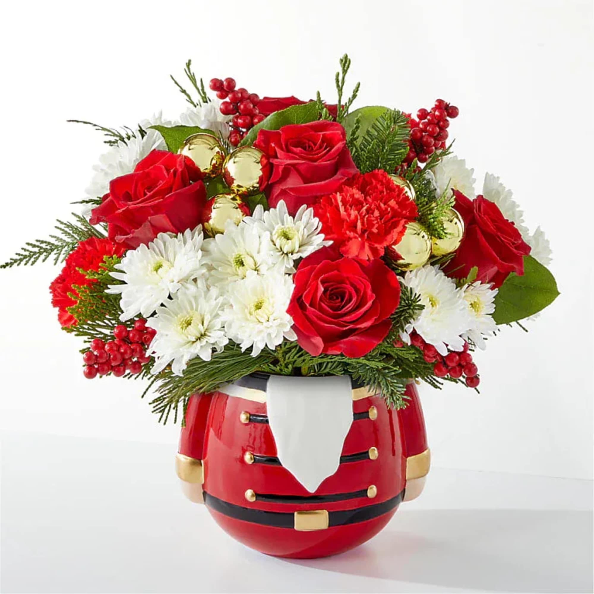 Share in the nostalgia of the season with a collectable nutcracker vase