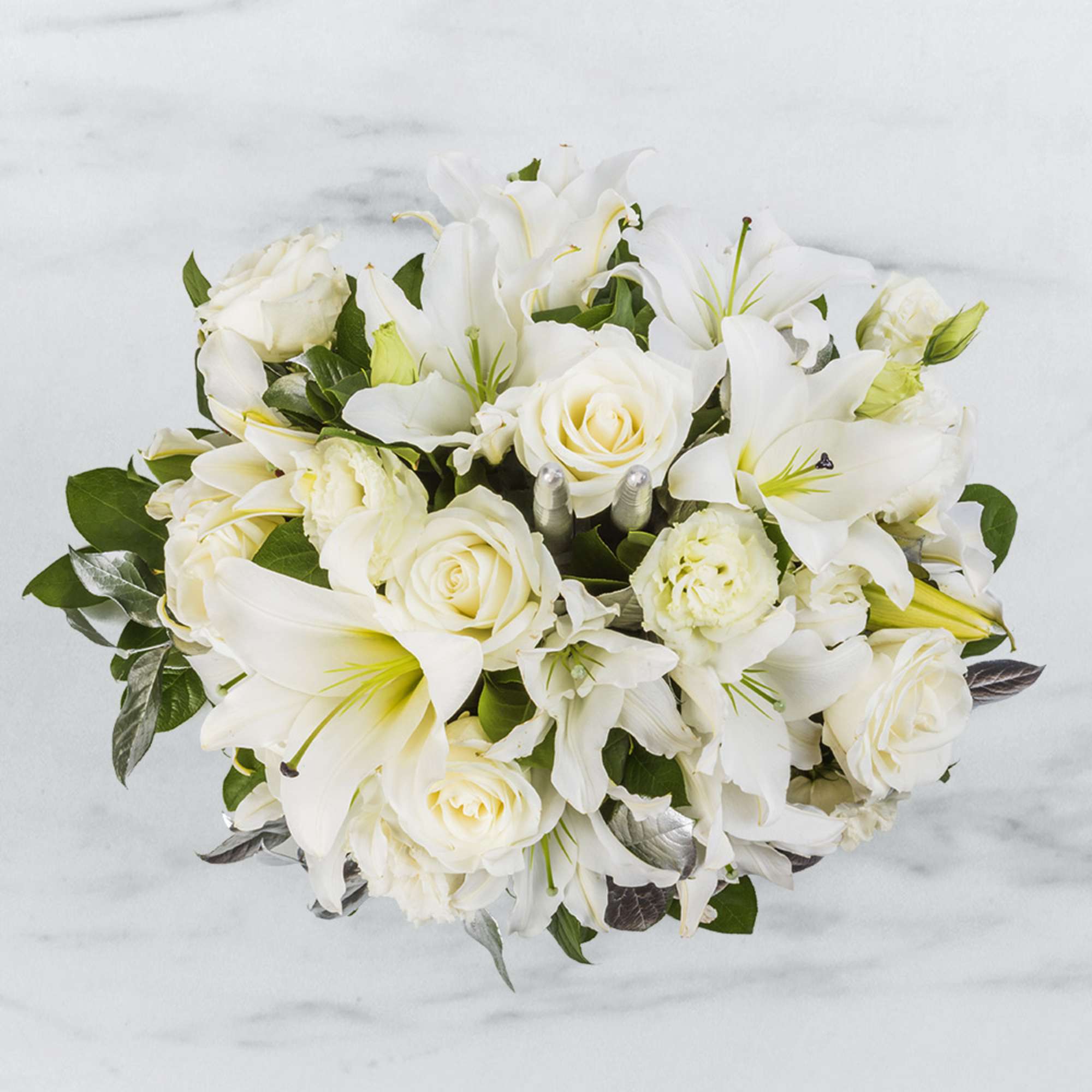  This season, enjoy the present moment with this Burning Questions centerpiece.