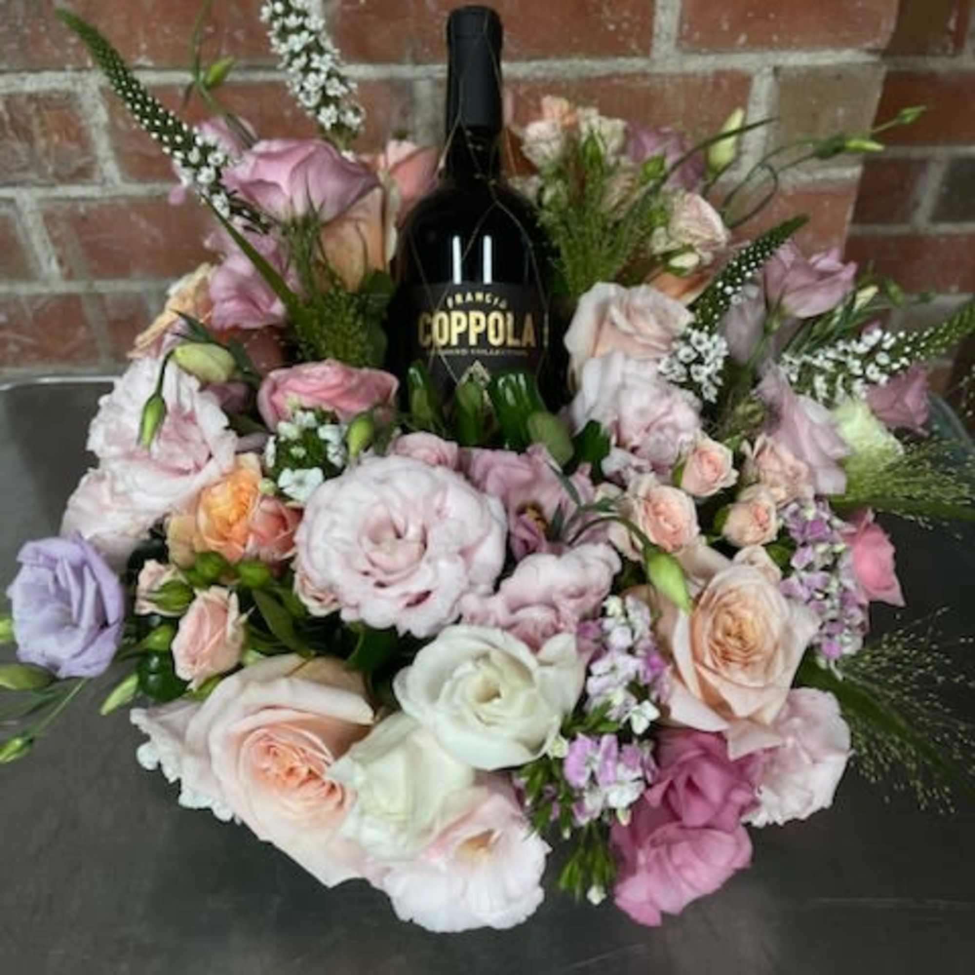 Blossoms of Celebration

Seasonal Mixed Flower arrangement with Francis Ford Coppola Diamond Collection