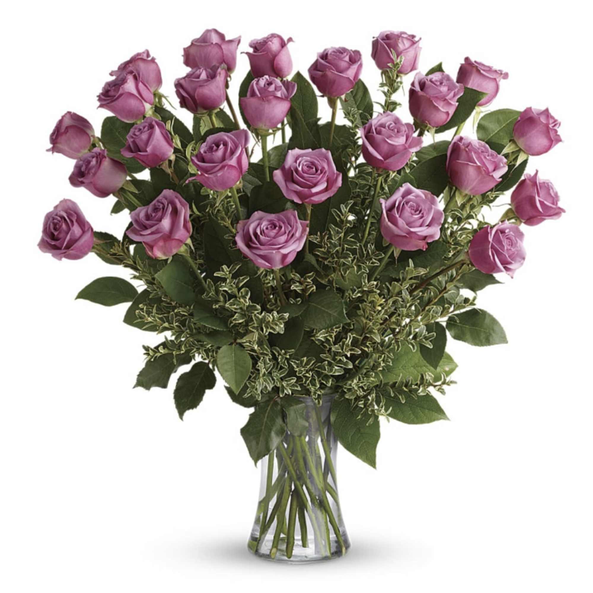 1 Dozen Lavender Roses
Local Same Day &amp; Express Flower Delivery
This floral design