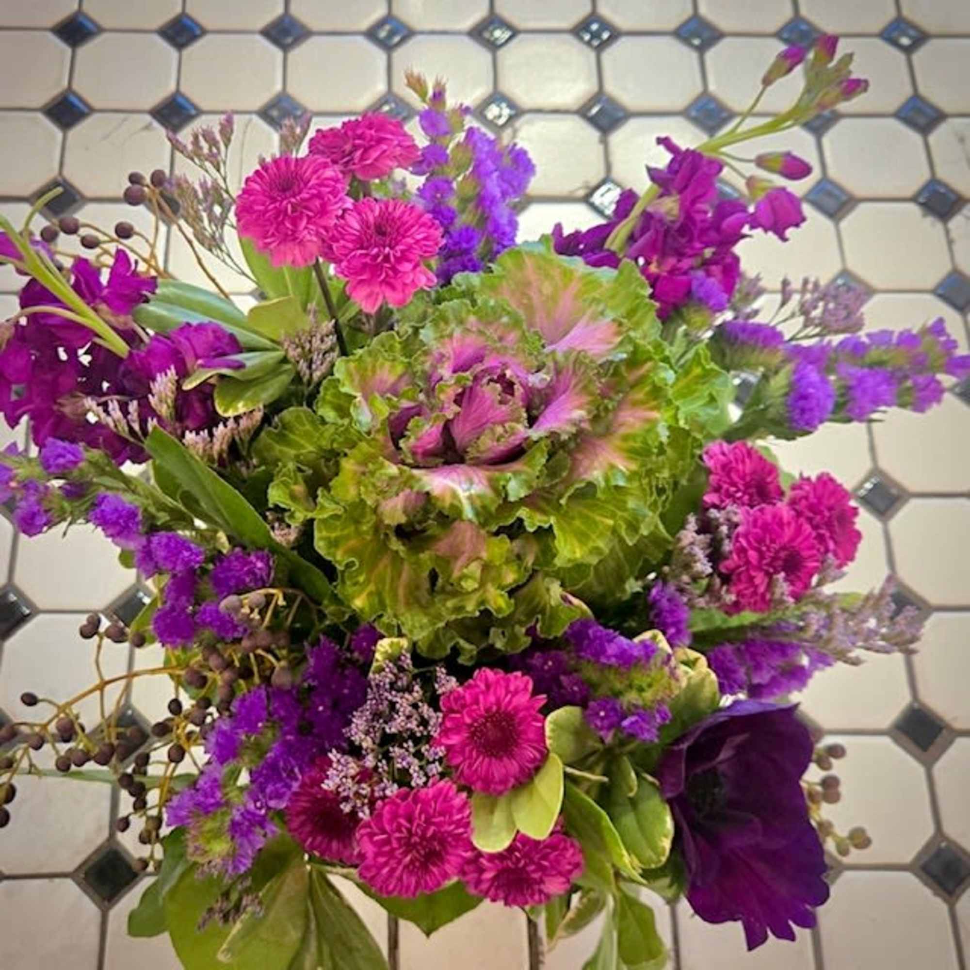 The Garden Harvest brings the comforting feeling of fall, with unique flowers