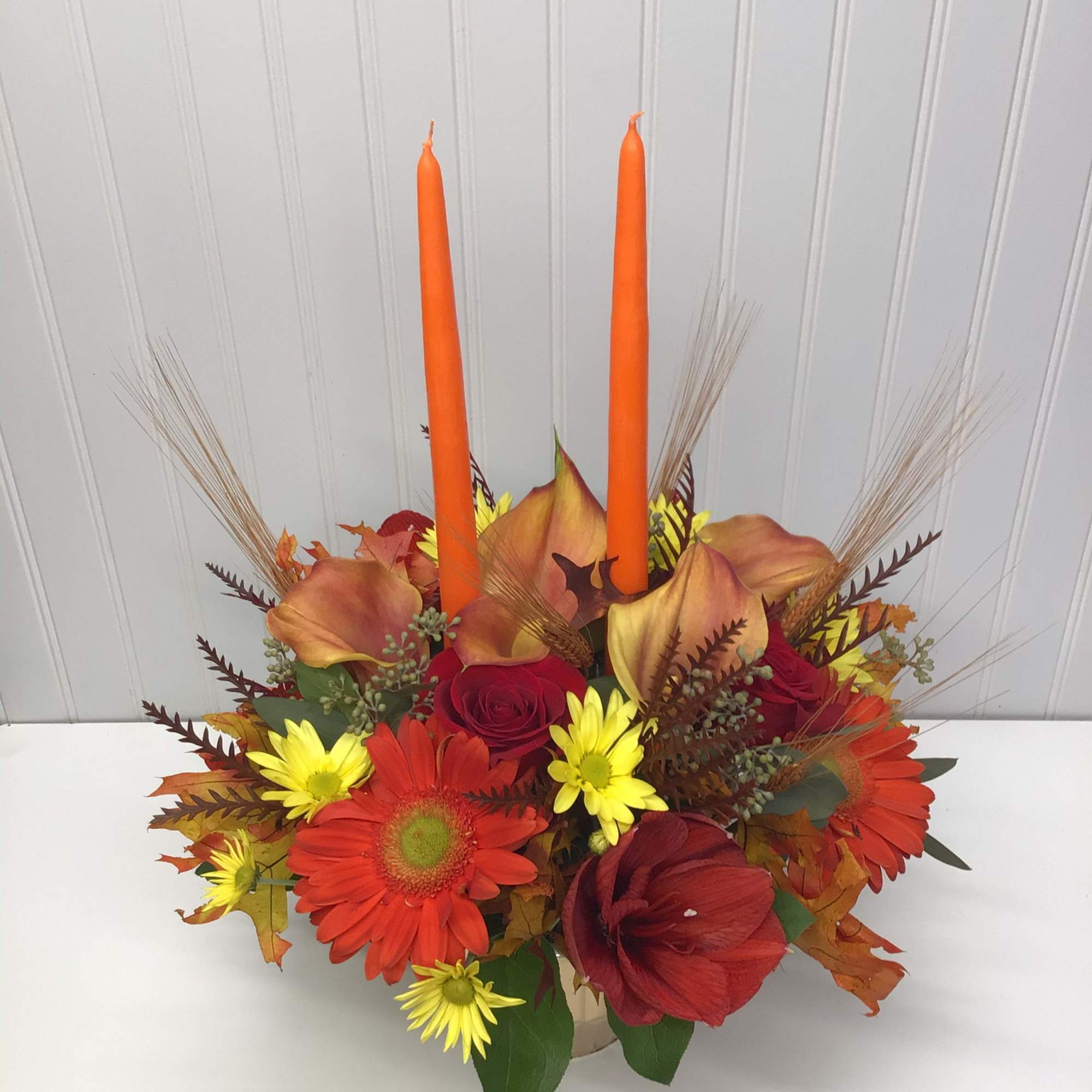 A beautiful centerpiece perfect for a family dinner