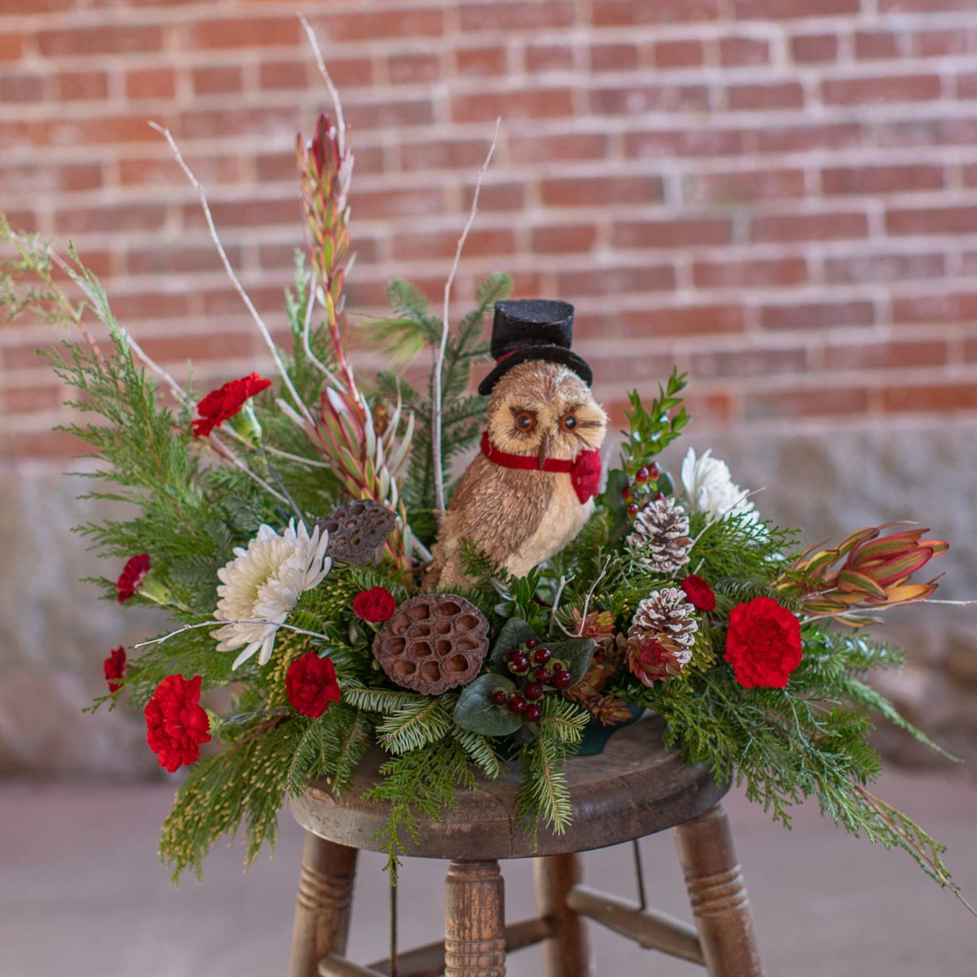 A fun floral design that features a wonderful long term gift for
