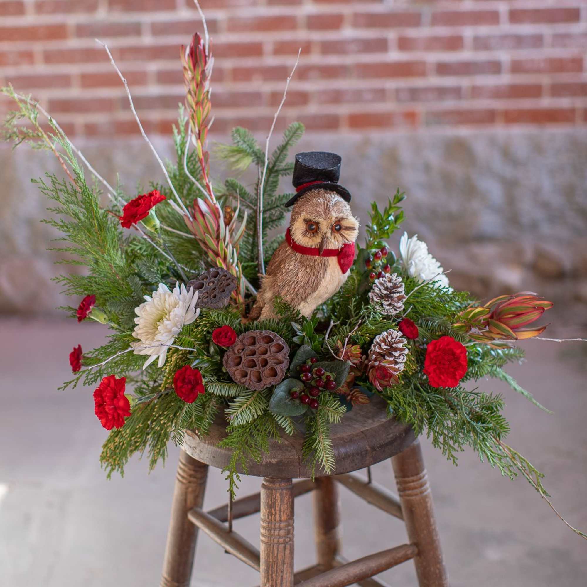 A fun floral design that features a wonderful long term gift for