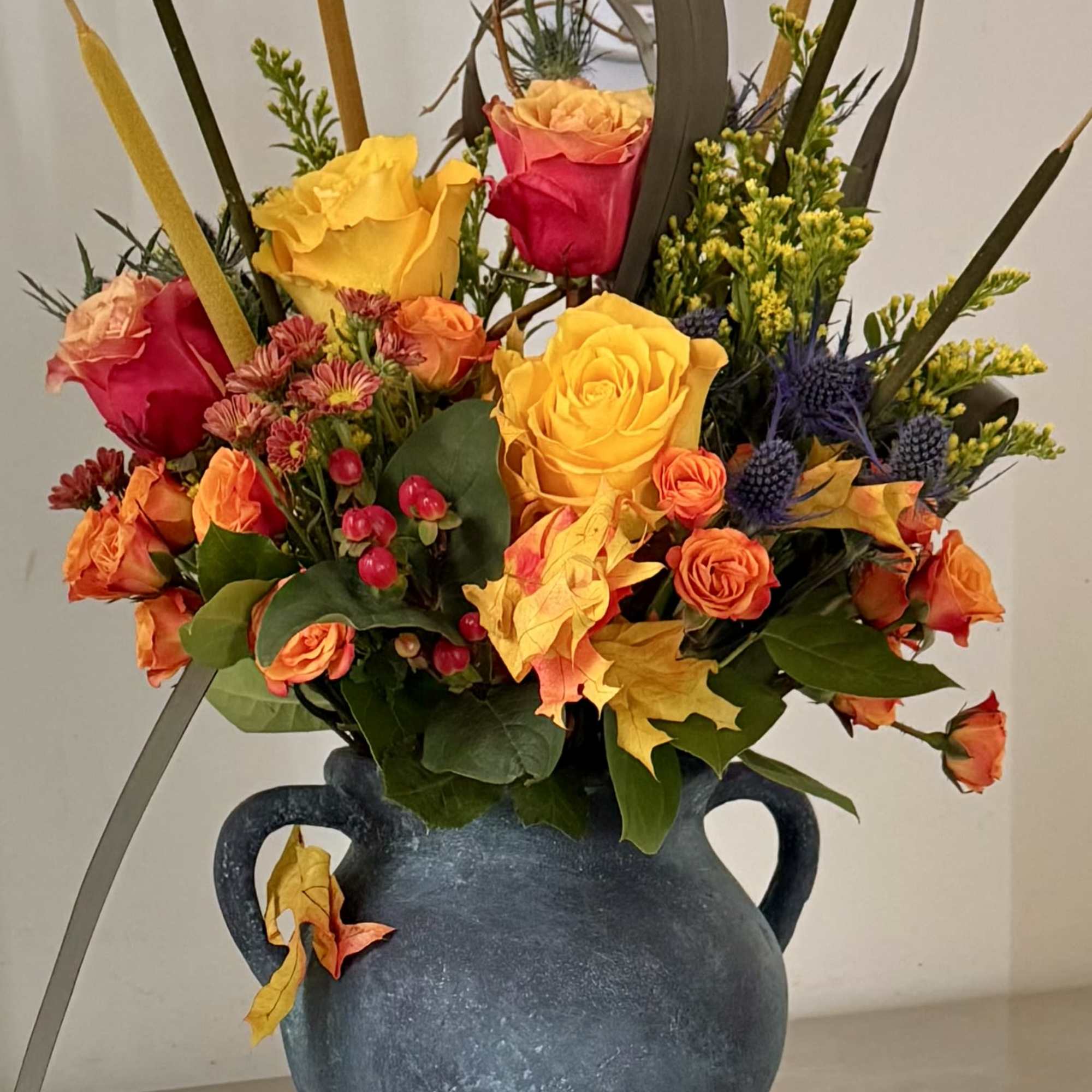 A premium, large, autumn-themed design with a wildflower look capturing the essence