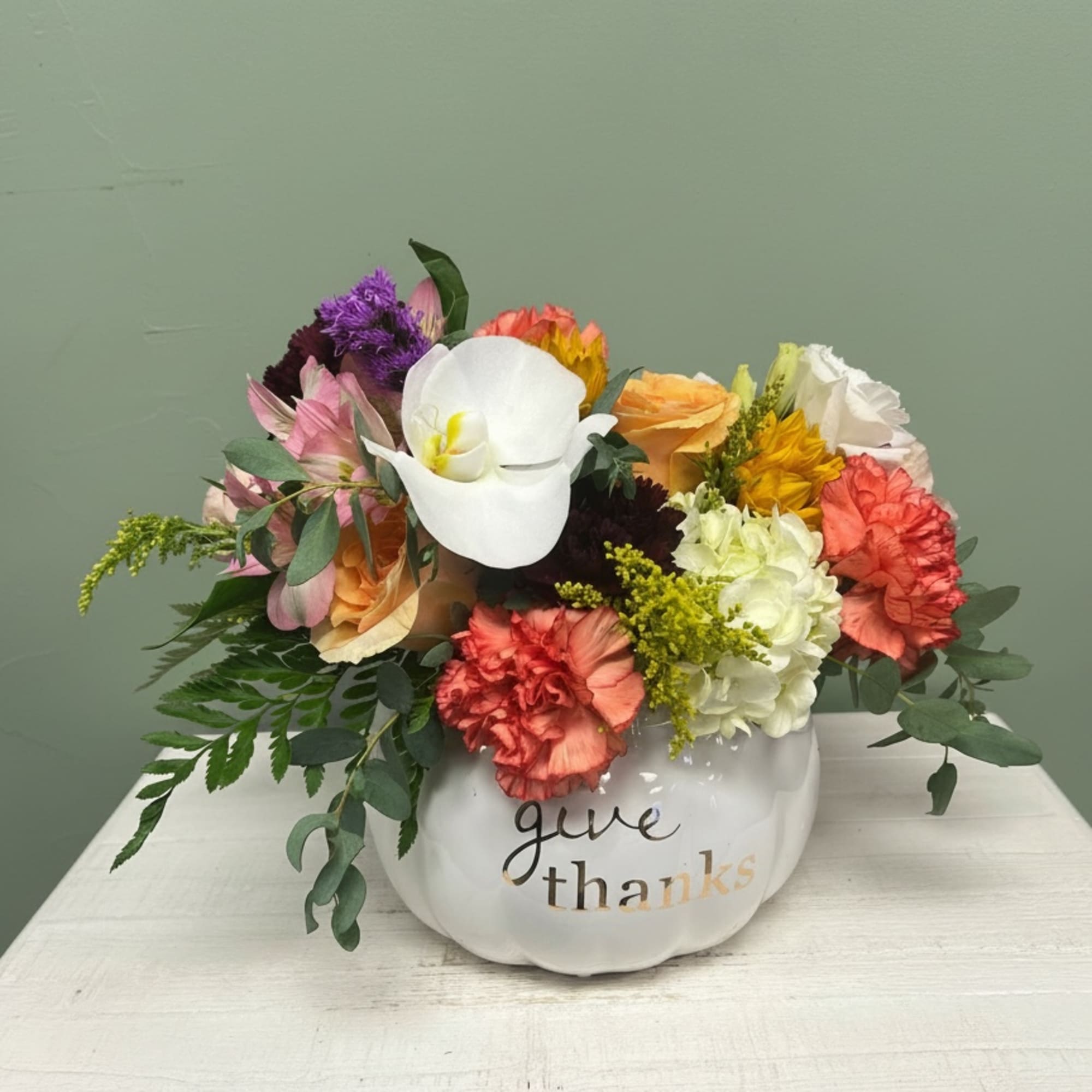 Bring elegance and gratitude to your fall season with this stunning autumn