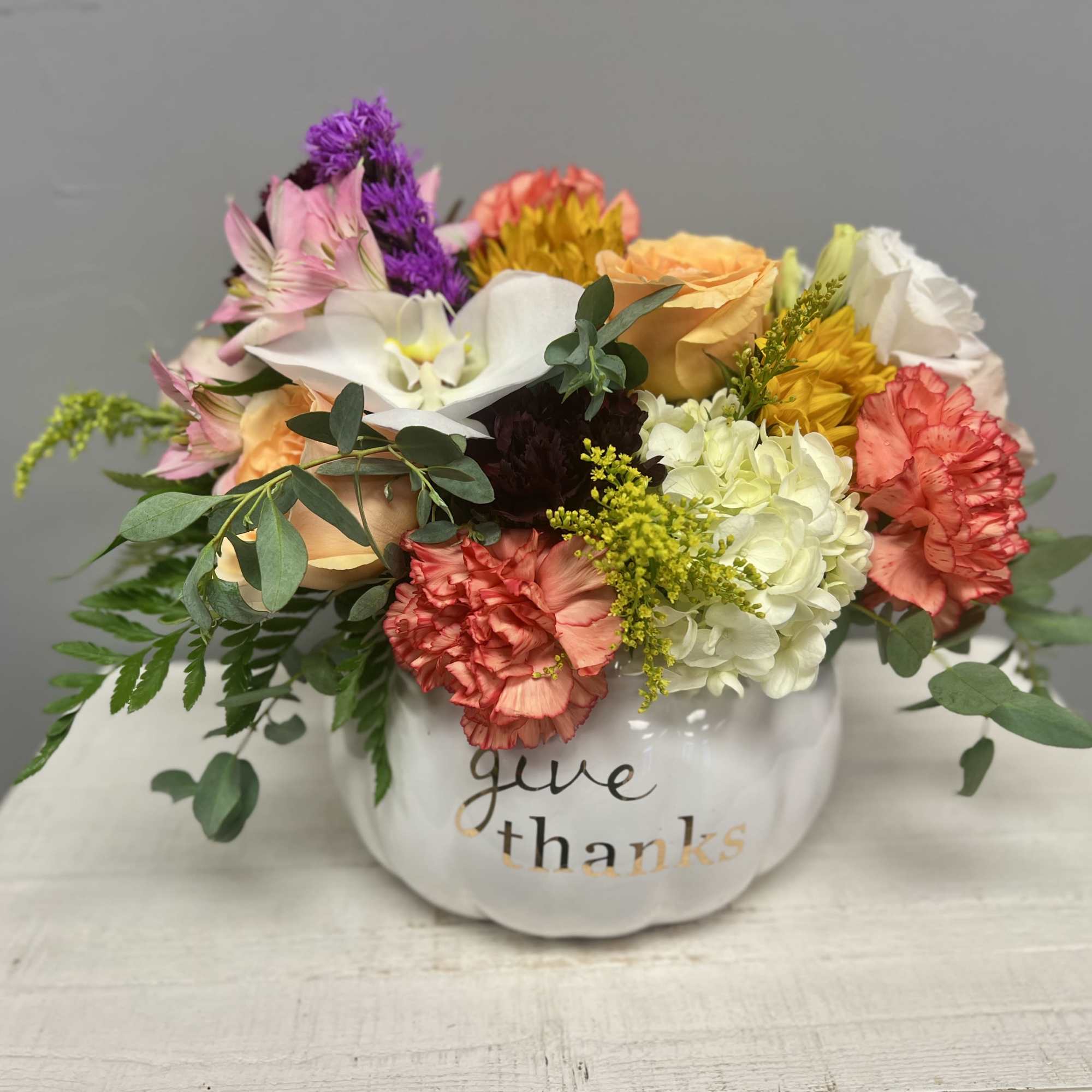 Bring elegance and gratitude to your fall season with this stunning autumn