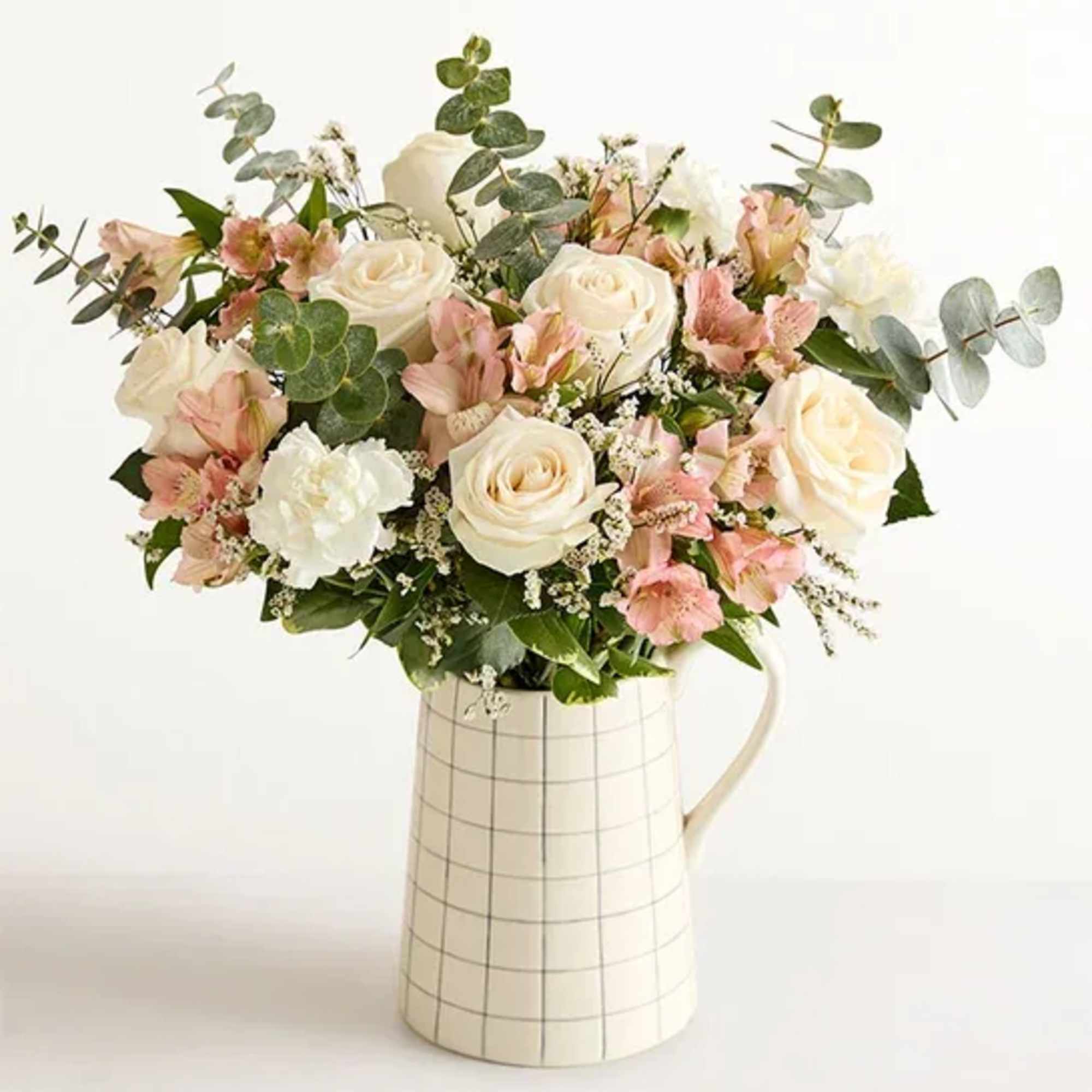 About Natural Elegance&trade; Bouquet
NEW In Britain, &ldquo;pale and interesting&rdquo; is a compliment