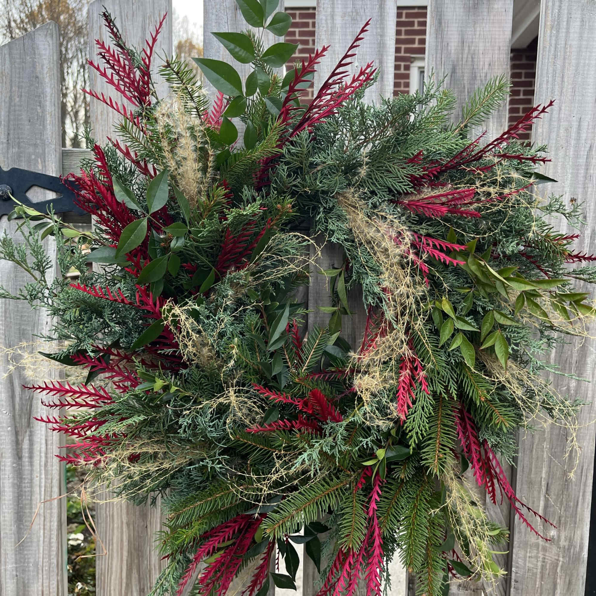 Sow Wonder wreaths are not pre-purchased forms.  They are custom made