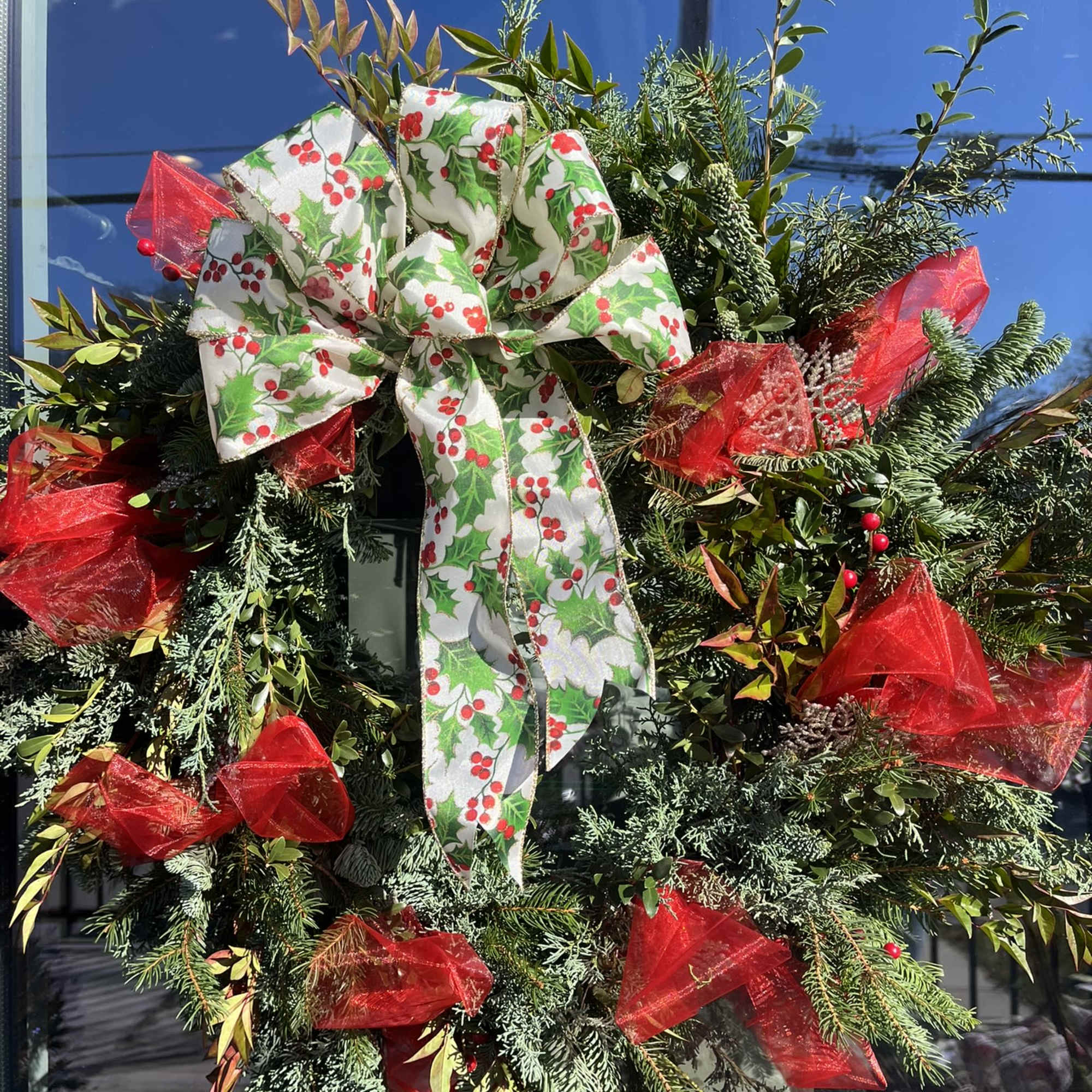 Sow Wonder wreaths are not pre-purchased forms.  They are custom made