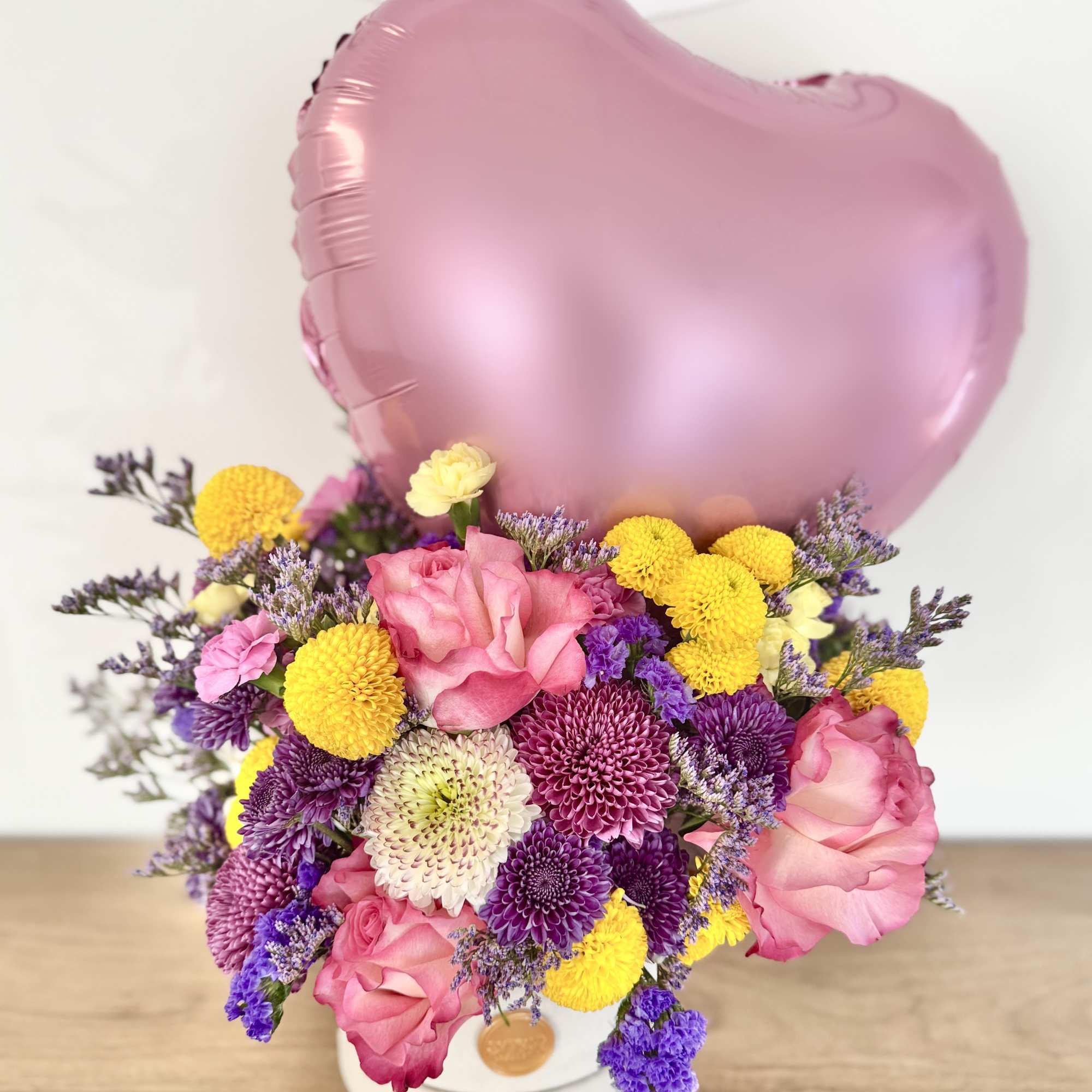 Flowers, Color, and Style chosen by the Florist. These arrangements are a