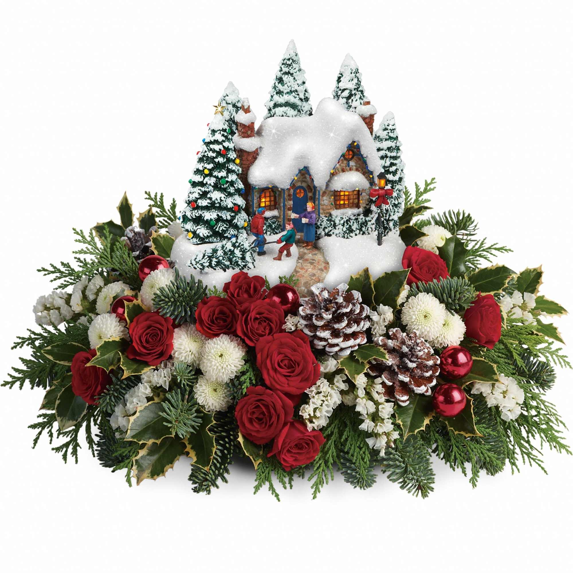 Here&#039;s something to be excited&amp;nbsp;about! This charming, hand-painted Thomas Kinkade collectible is