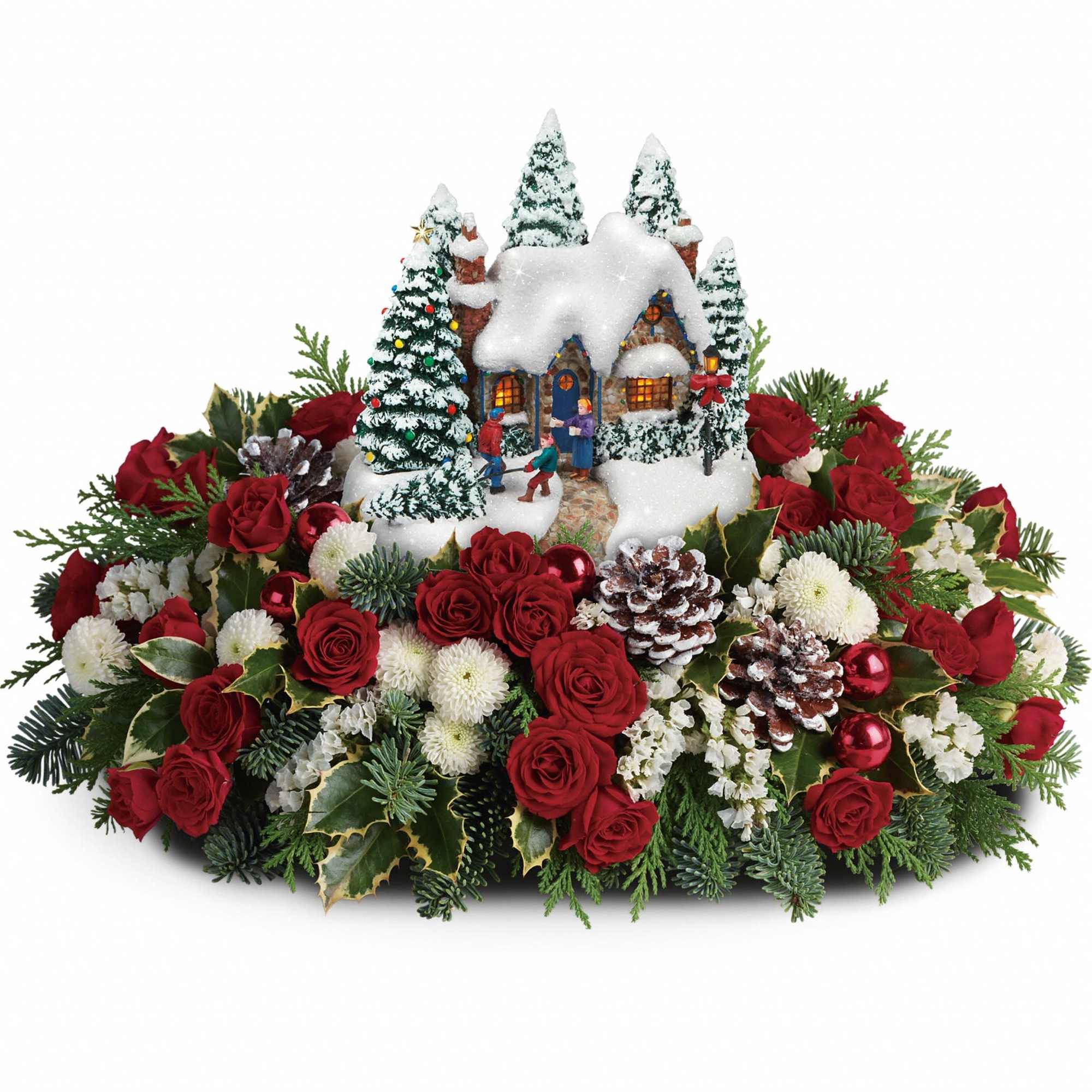 Here&#039;s something to be excited&amp;nbsp;about! This charming, hand-painted Thomas Kinkade collectible is