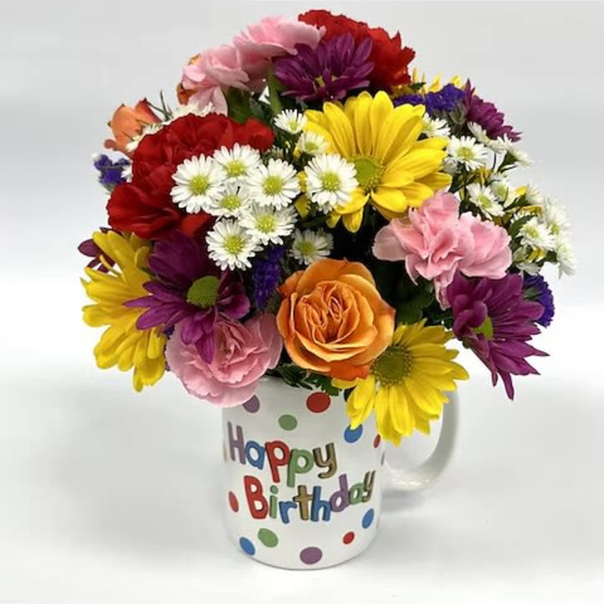 Not only is it a beautiful arrangement, once the flowers are no