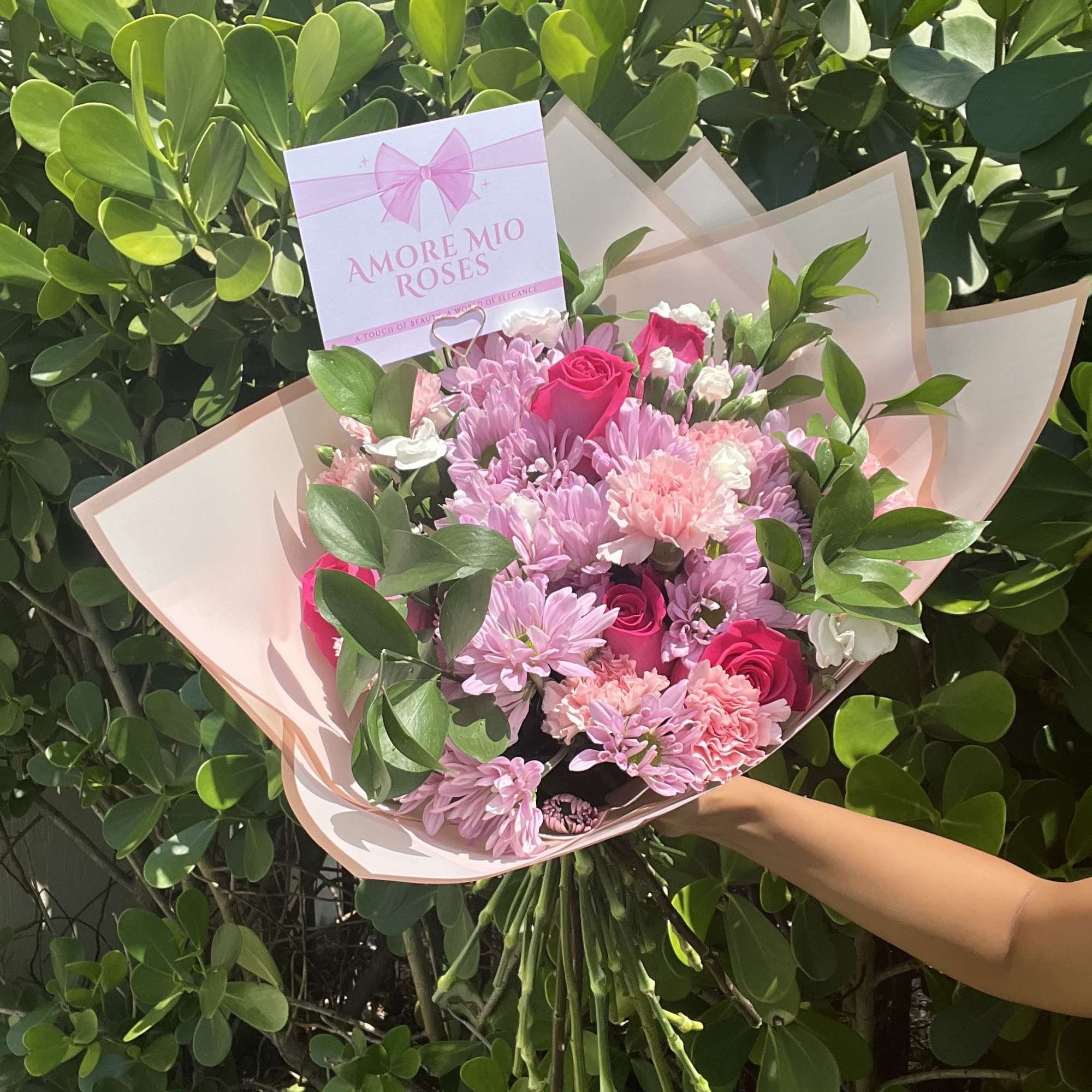 Experience the vibrant charm of Spring Love, a carefully curated bouquet featuring