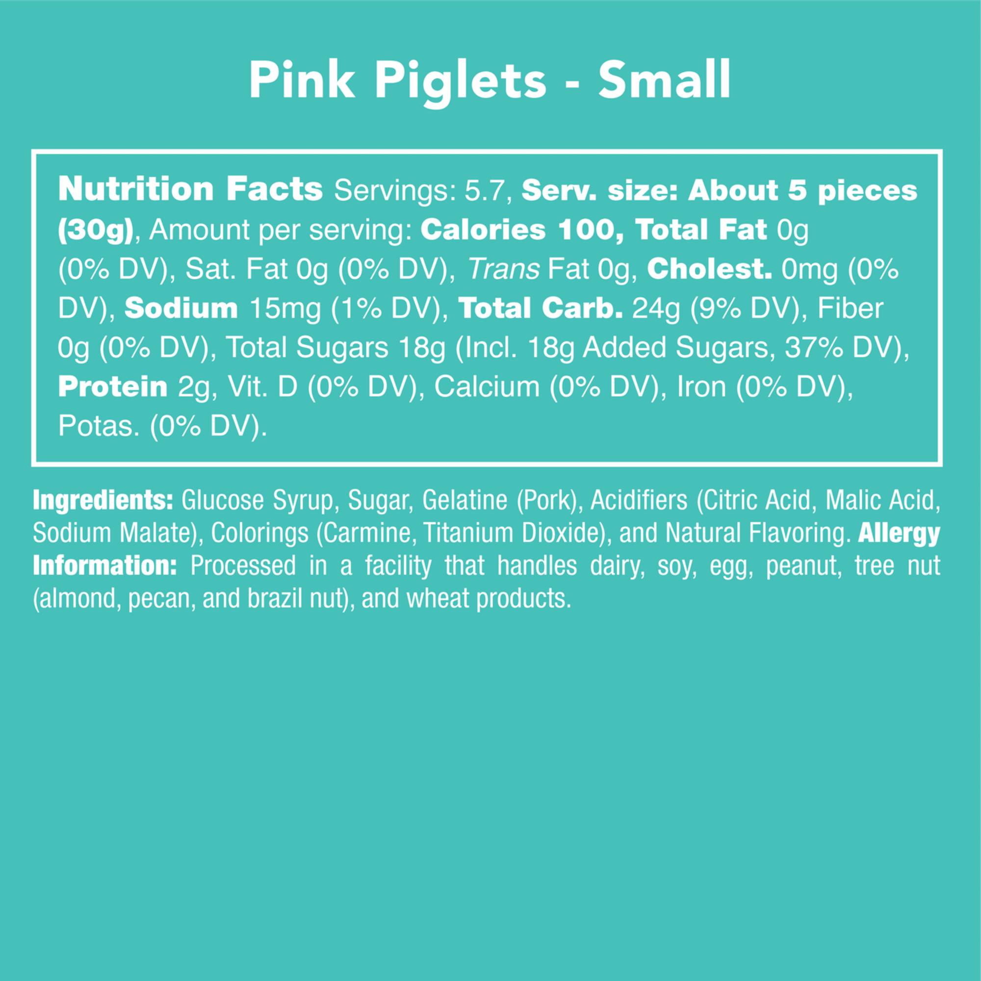 Select these sweet-tart gummy piggies to taste!

Please refer to the photos regarding