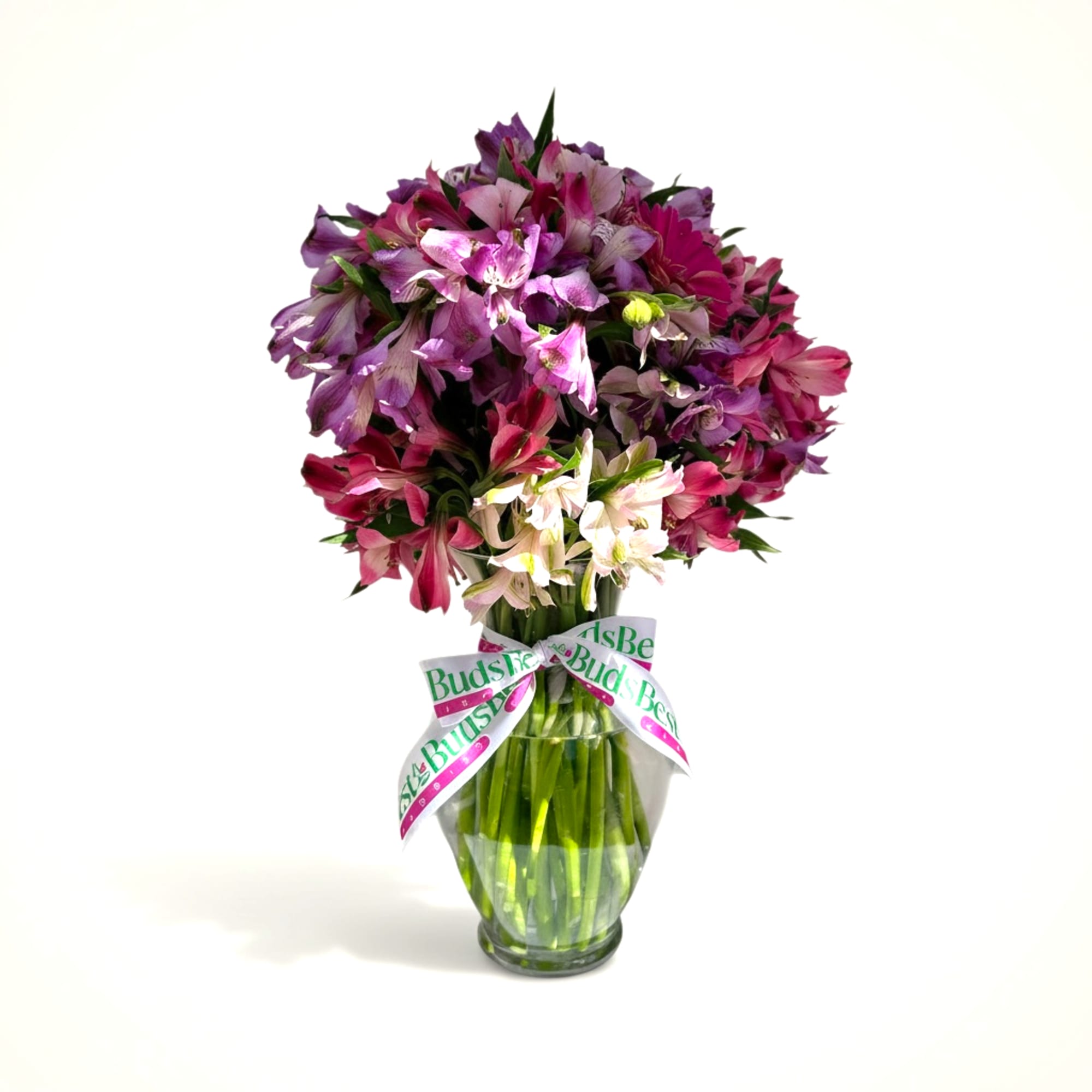 Alstroemeria often represents mutual support. This makes the arrangement the perfect choice