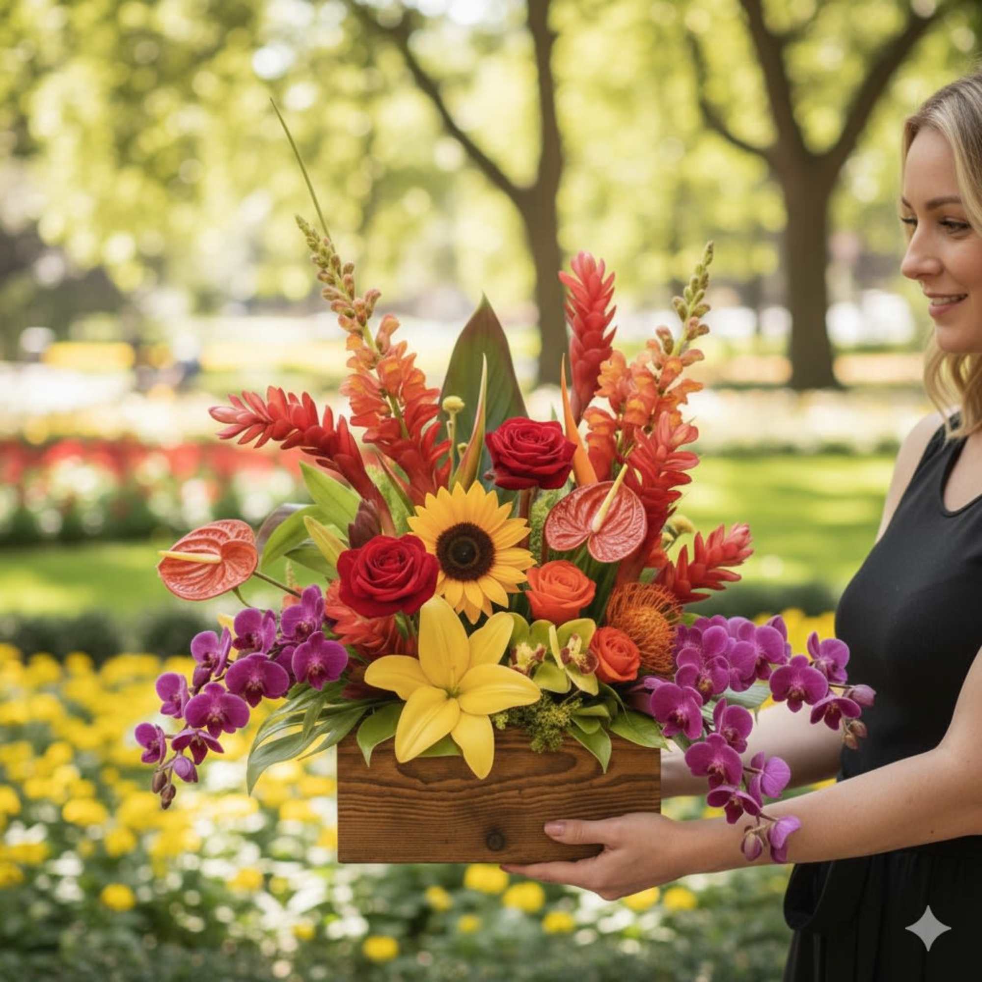 Elegant tropical mix 