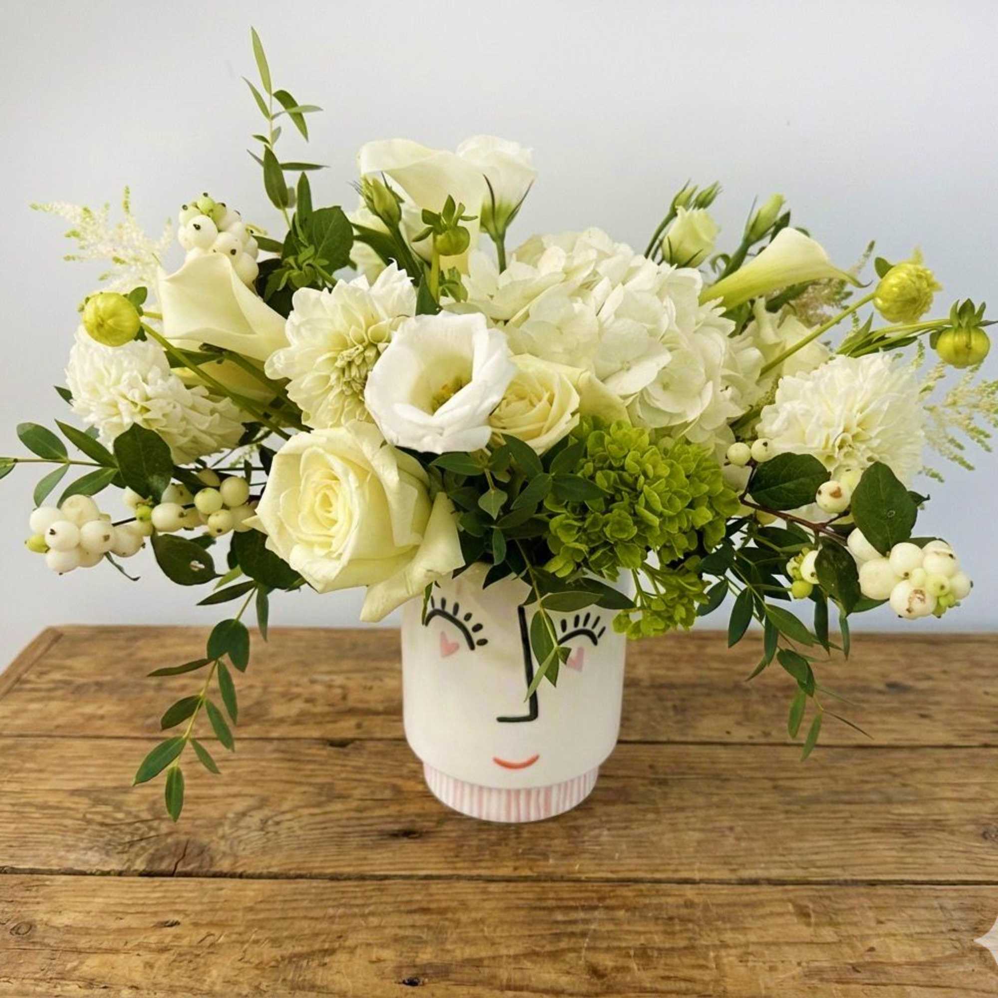 Bright, whimsical, and full of charm &mdash; Smiling White features a luxurious