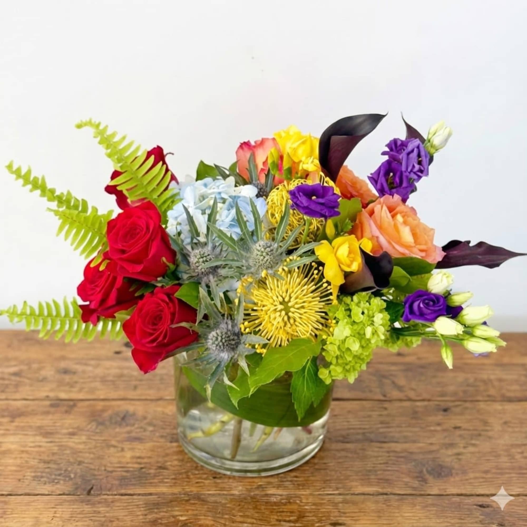 A perfect arrangement to celebrate the month of pride. 