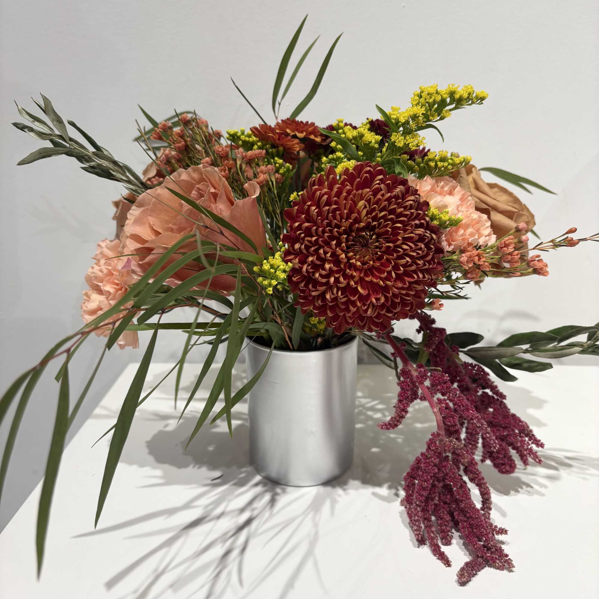 Small coffee table size fall color mix for Thanksgiving gifting 