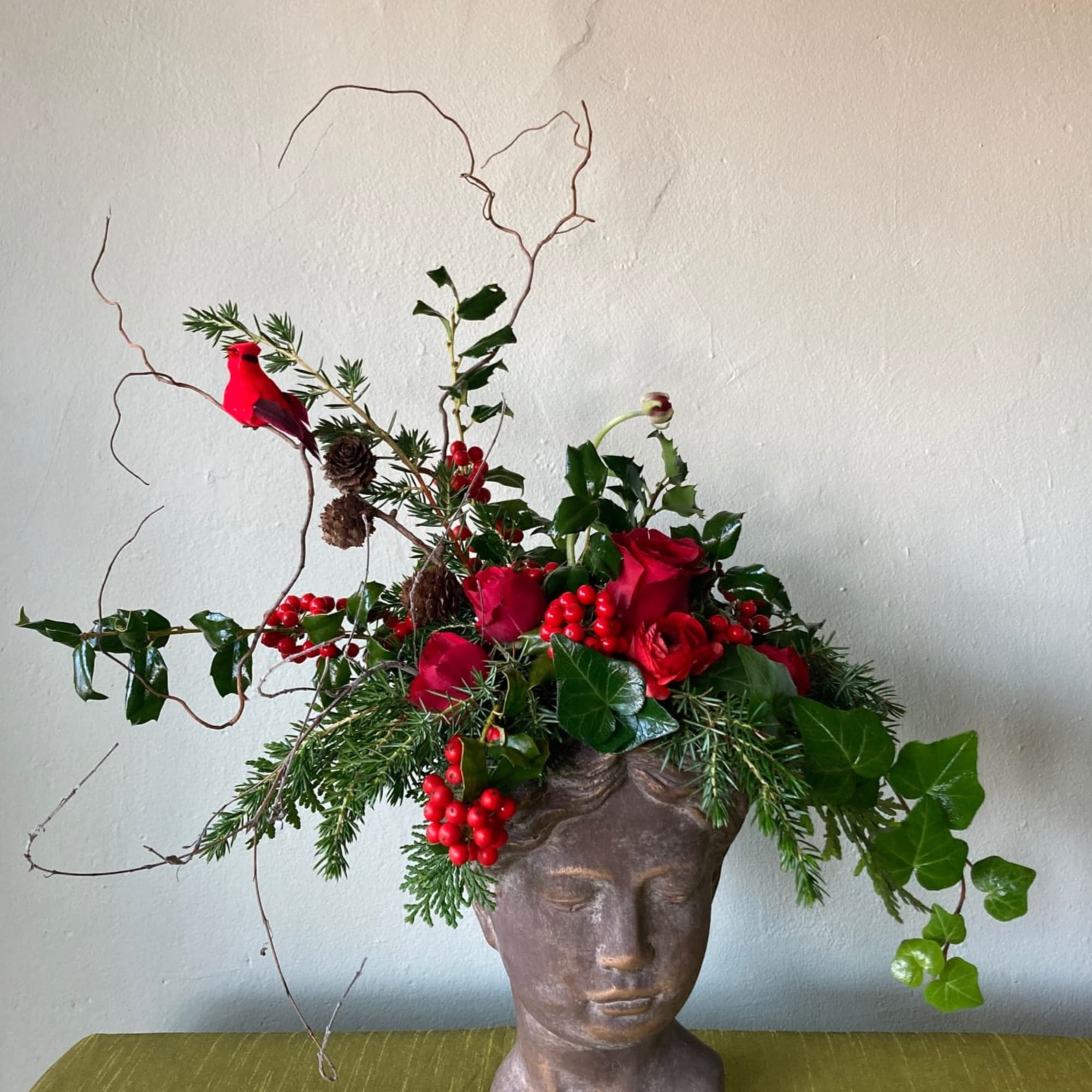 This winter woodland goddess is sure to bring elegance and cheer, with