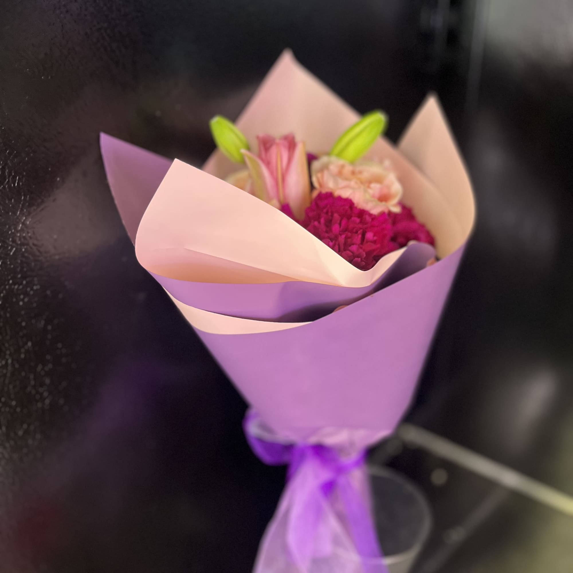 fresh flowers in bouquet 