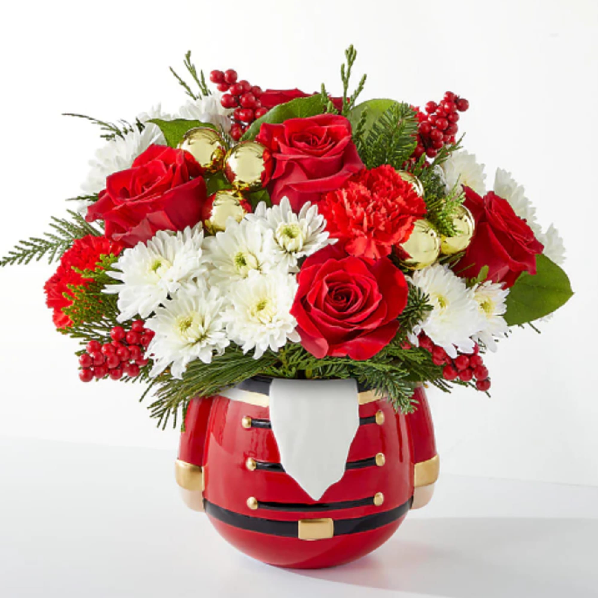 Share in the nostalgia of the season with a collectable nutcracker vase