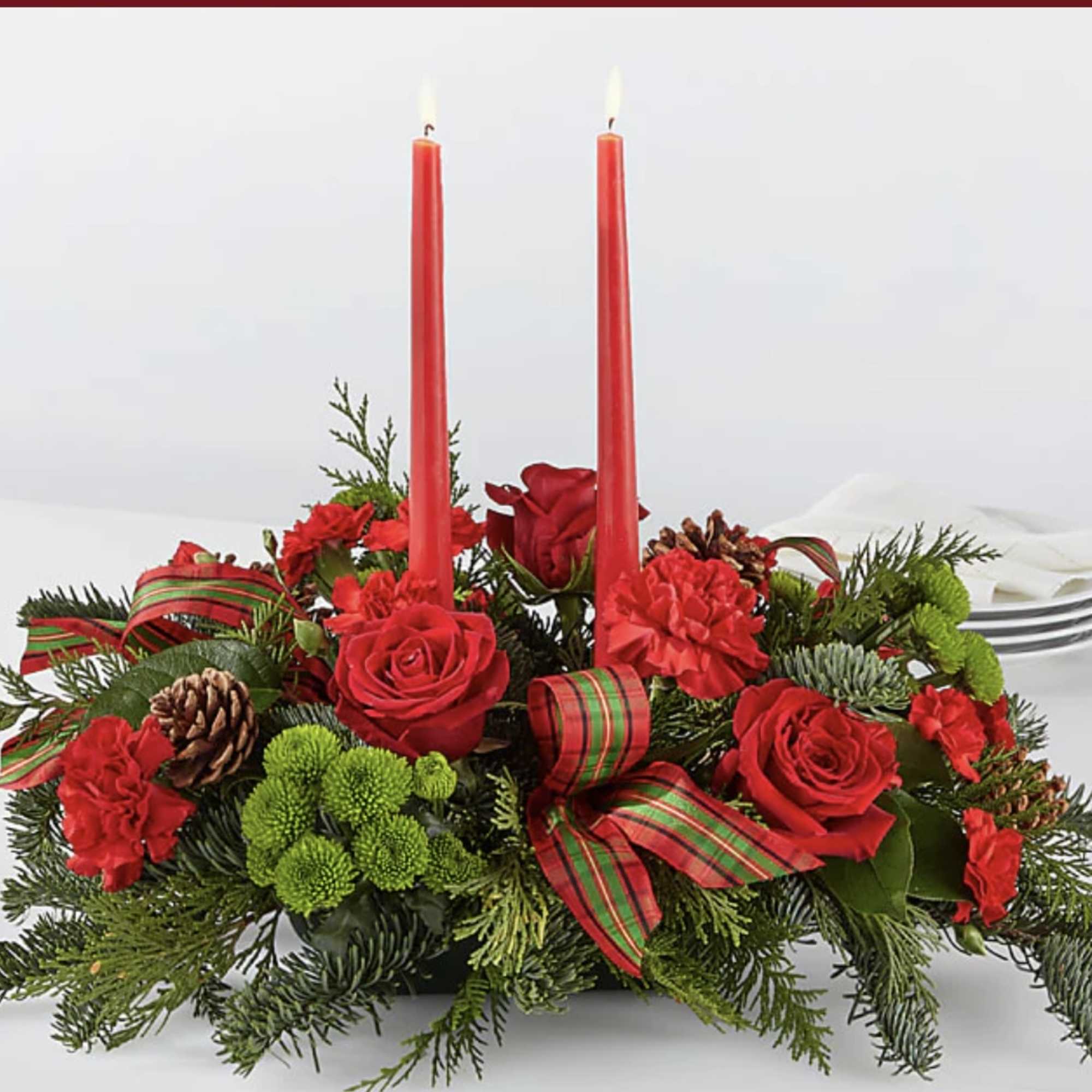 Let time fly By the Candlelight centerpiece as new holiday memories are